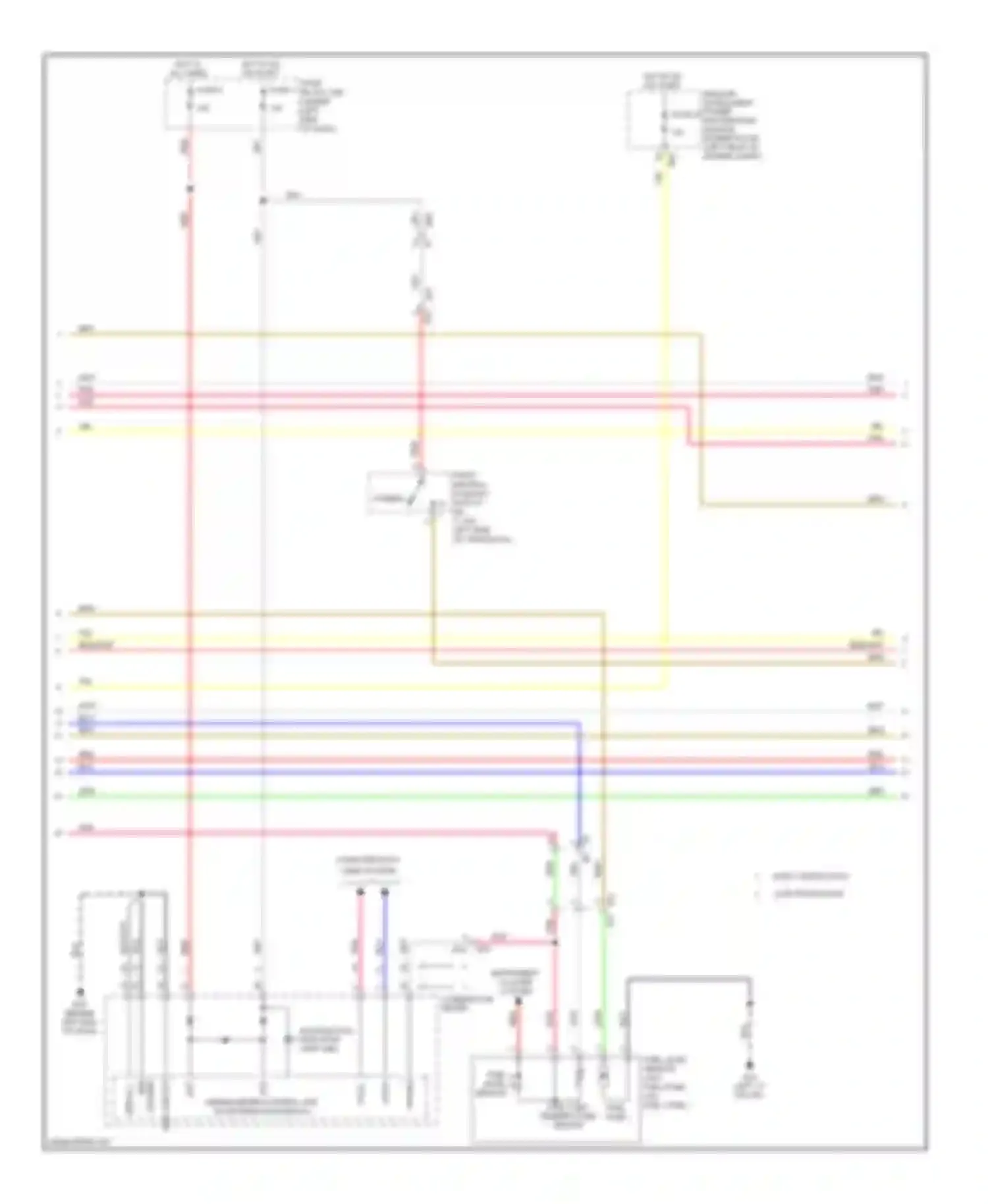 Wiring diagram left "c" pillar) for Nissan Versa II (2012-2014) (15 of 15)