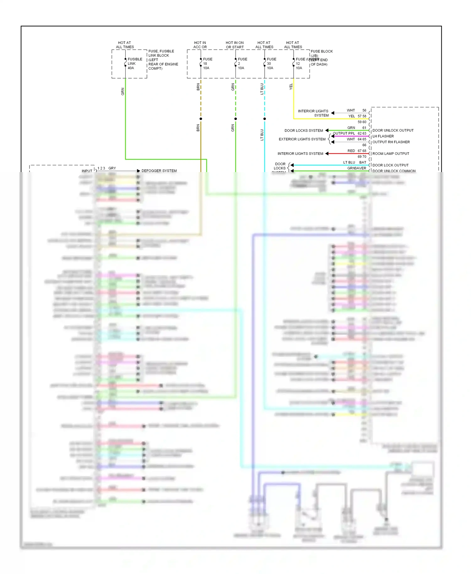 Wiring diagram lt grn for Nissan Versa II (2012-2014) (51 of 70)
