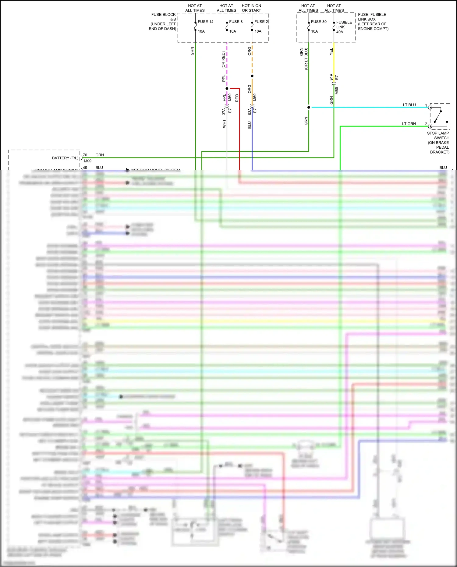 Wiring diagram ppl canada for Nissan Versa II (2012-2014) (1 of 6)