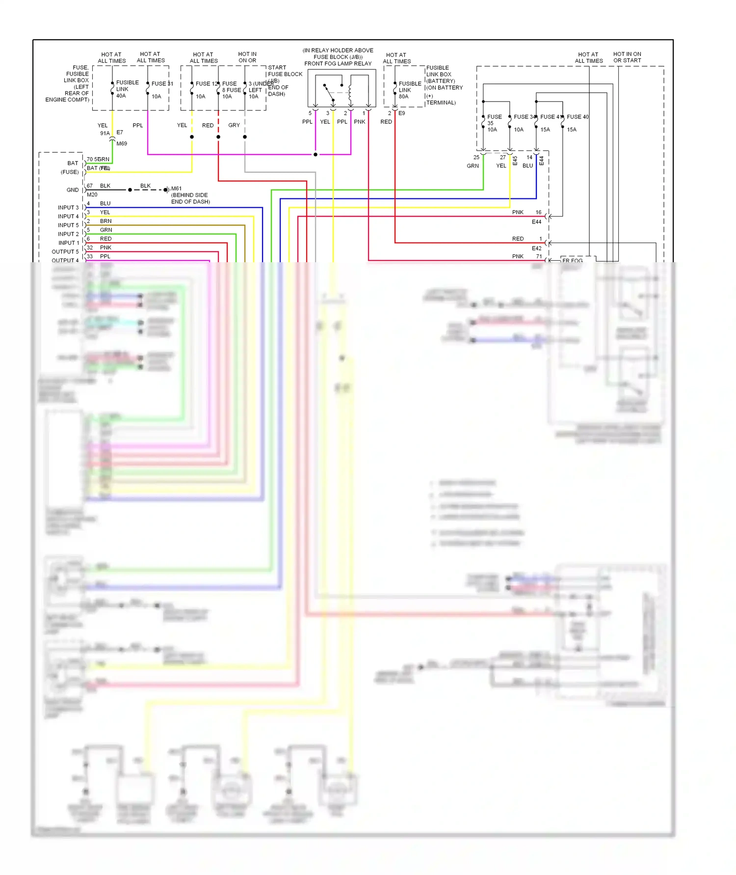 Wiring diagram ppl ppl for Nissan Versa II (2012-2014) (4 of 7)