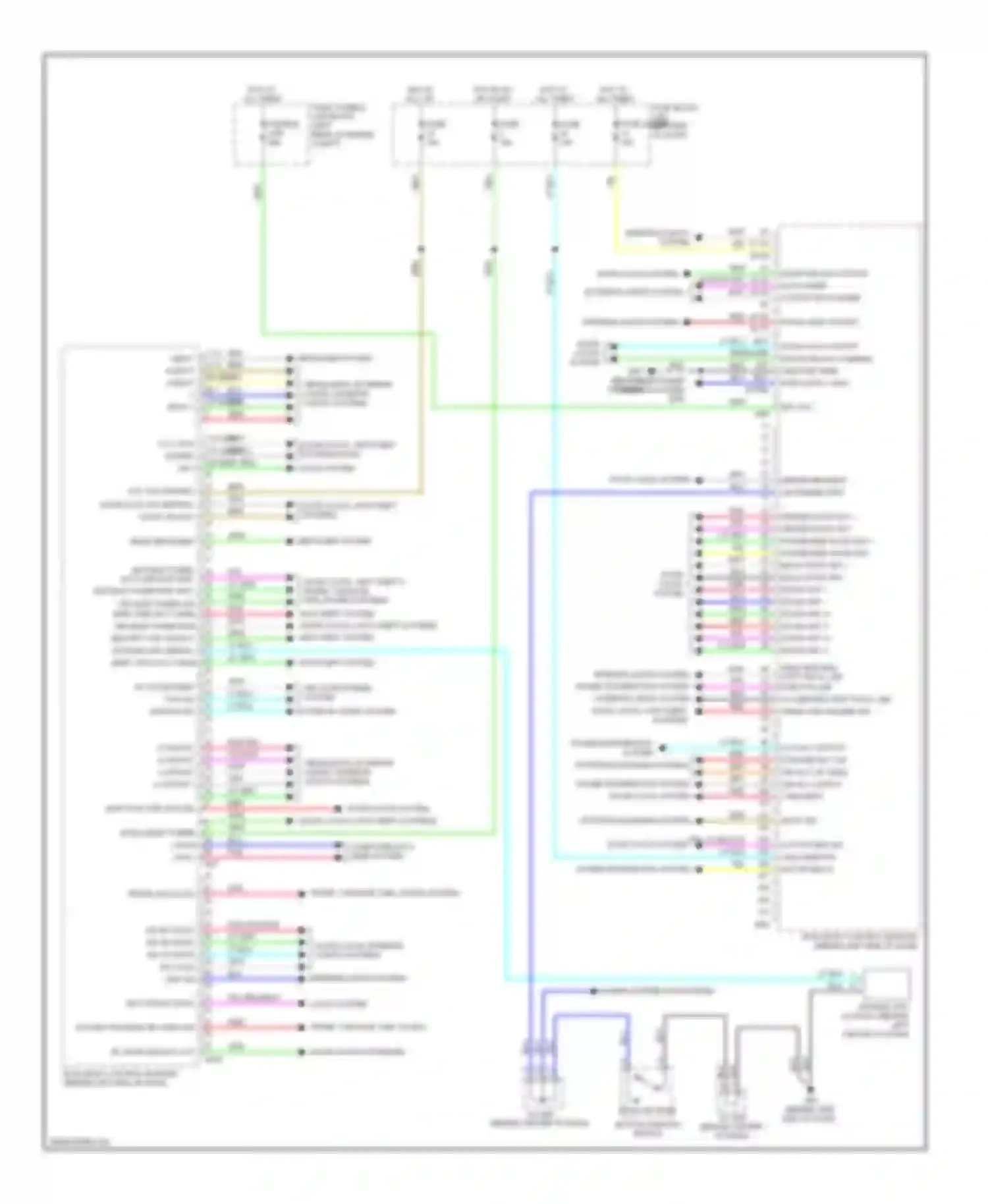 Wiring diagram push sw push button ignition switch for Nissan Versa II (2012-2014) (1 of 1)