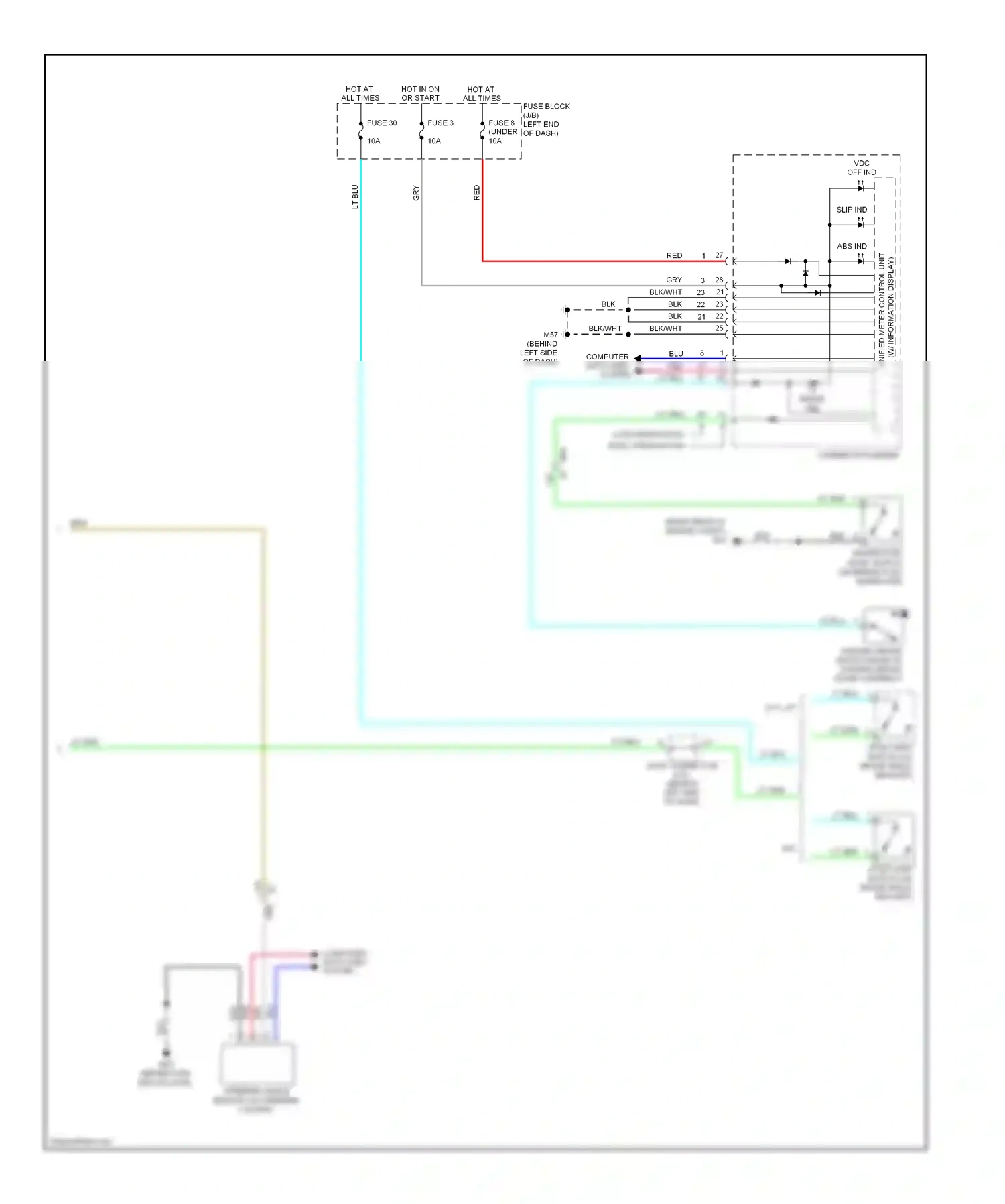 Wiring diagram red for Nissan Versa II (2012-2014) (12 of 76)