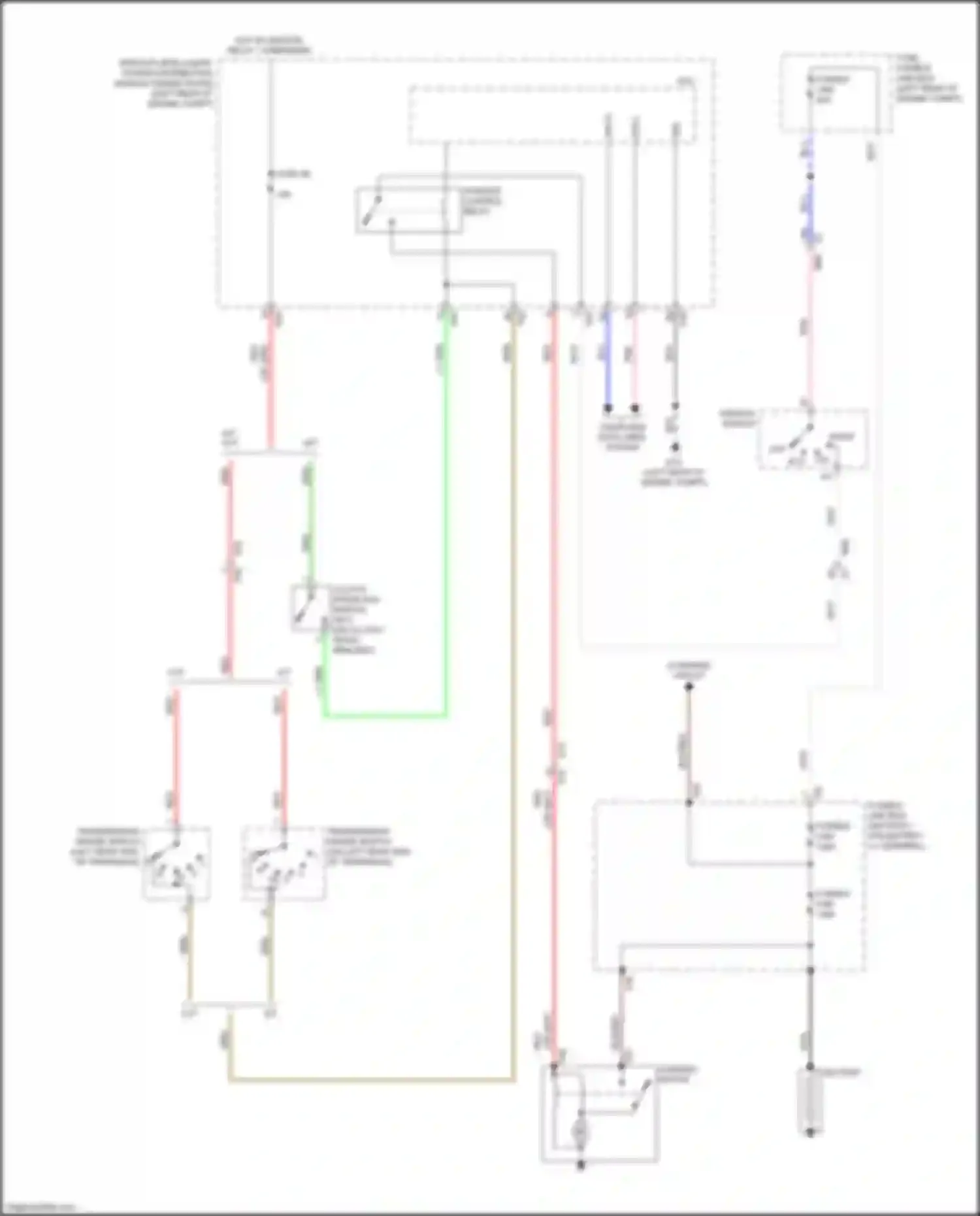 Wiring diagram starter control relay for Nissan Versa II (2012-2014) (4 of 4)