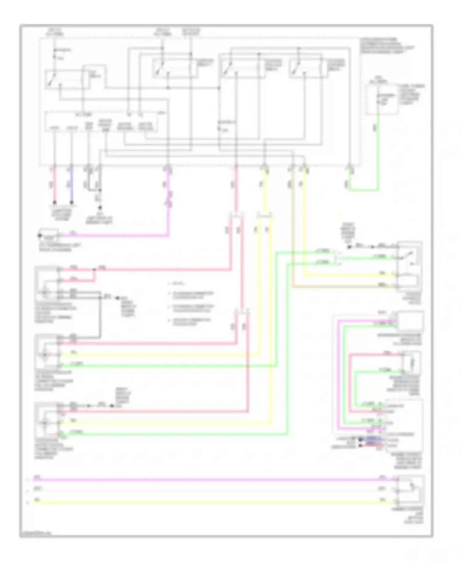 Wiring diagram thermo control amp (bottom of for Nissan Versa II (2012-2014) (1 of 1)