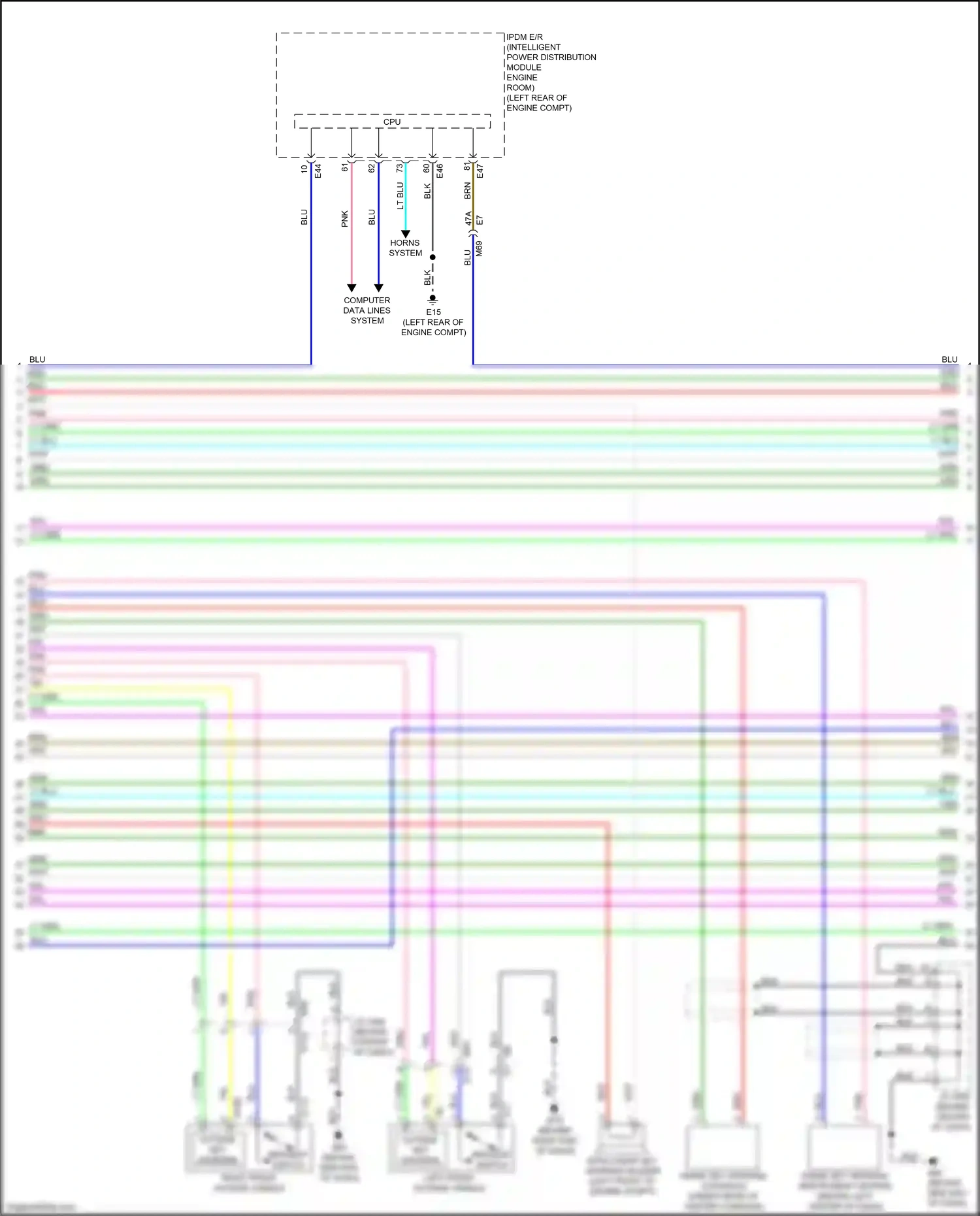 Wiring diagram yel for Nissan Versa II (2012-2014) (28 of 65)