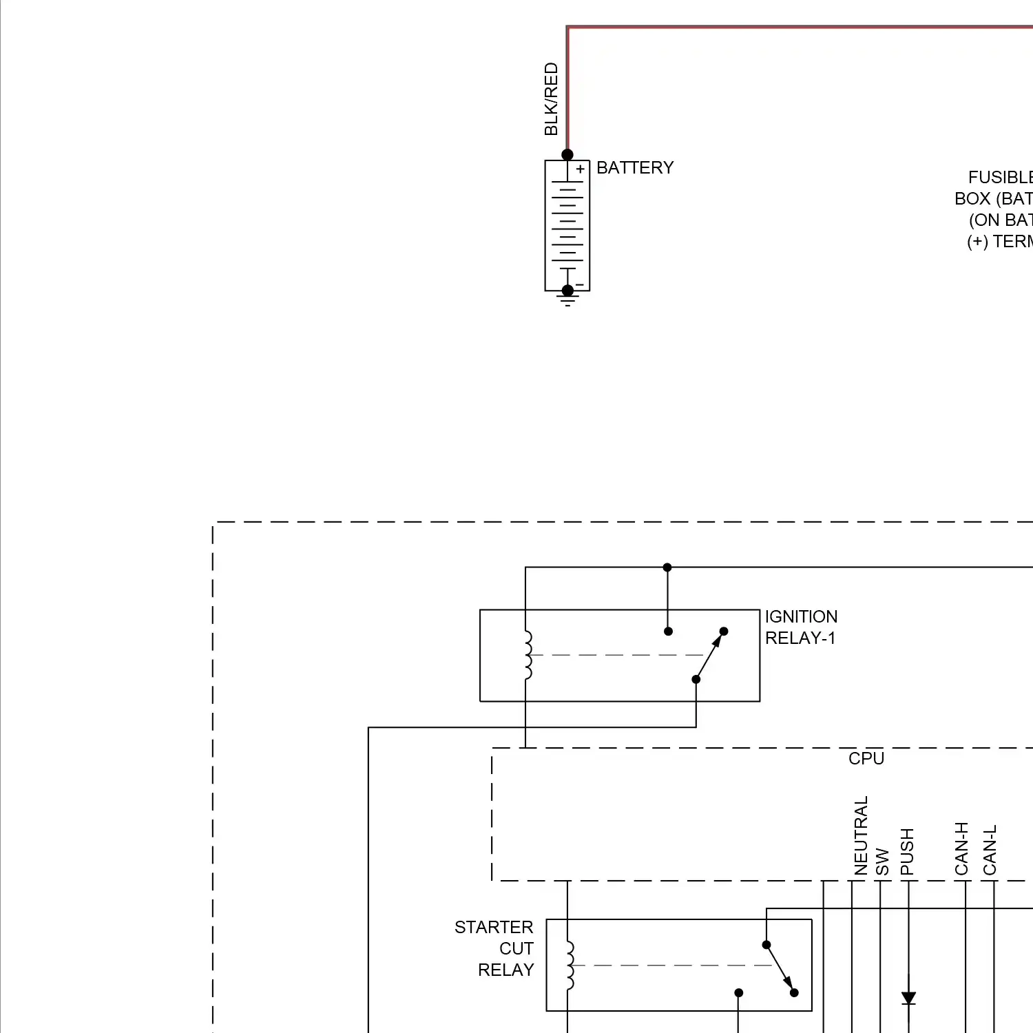 demo - Starting circuit, w/ intelligent key (1 of 2) Starting circuit, w/ intelligent key (1 of 2)