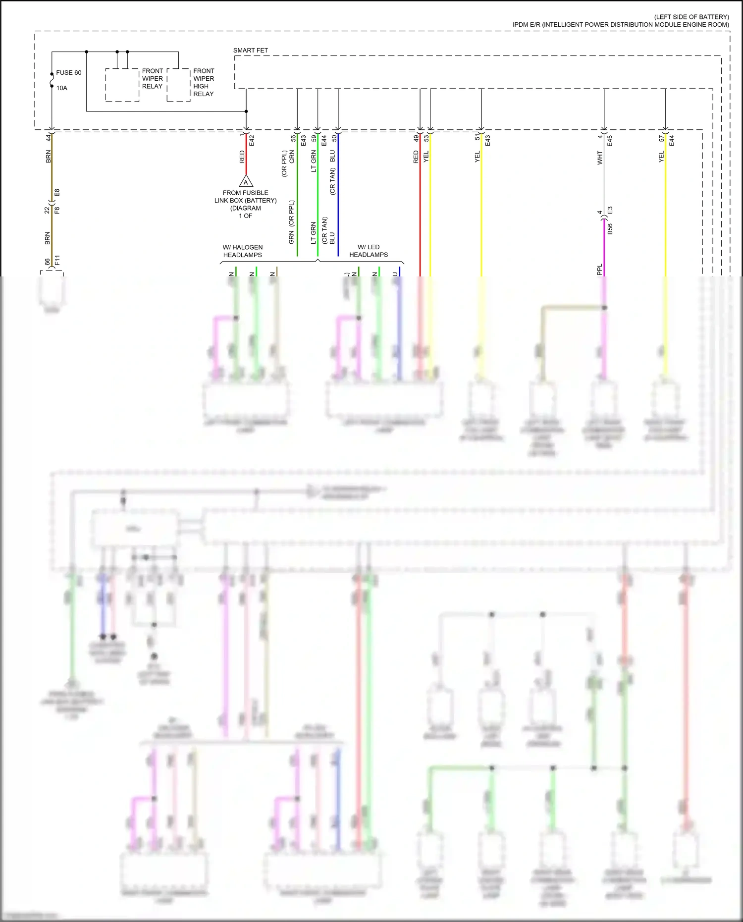 Wiring diagram a/c compressor for Nissan Versa III (2019-2022) (4 of 4)