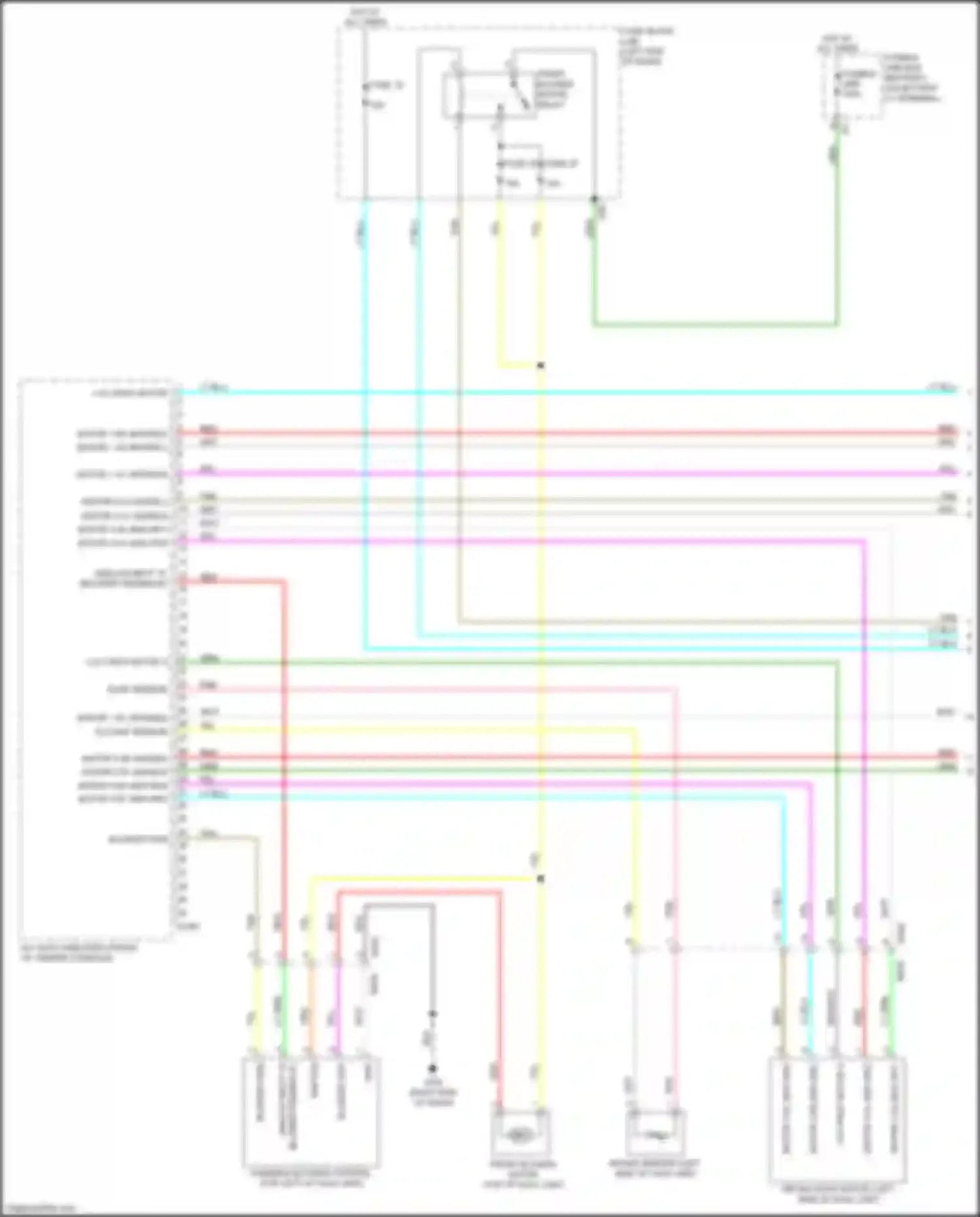 Wiring diagram analog input 10 for Nissan Versa III (2019-2022) (1 of 1)