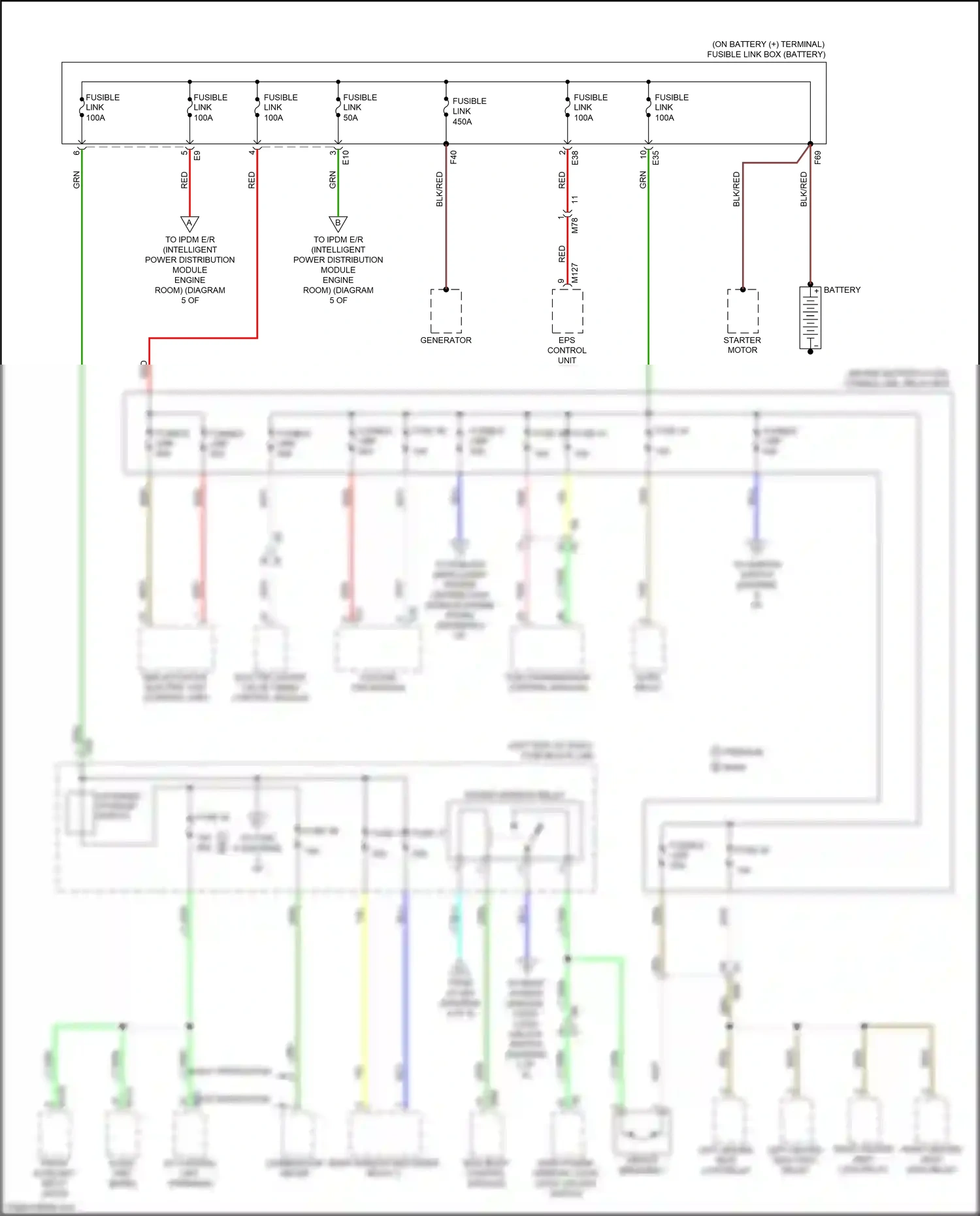Wiring diagram av control unit for Nissan Versa III (2019-2022) (3 of 5)