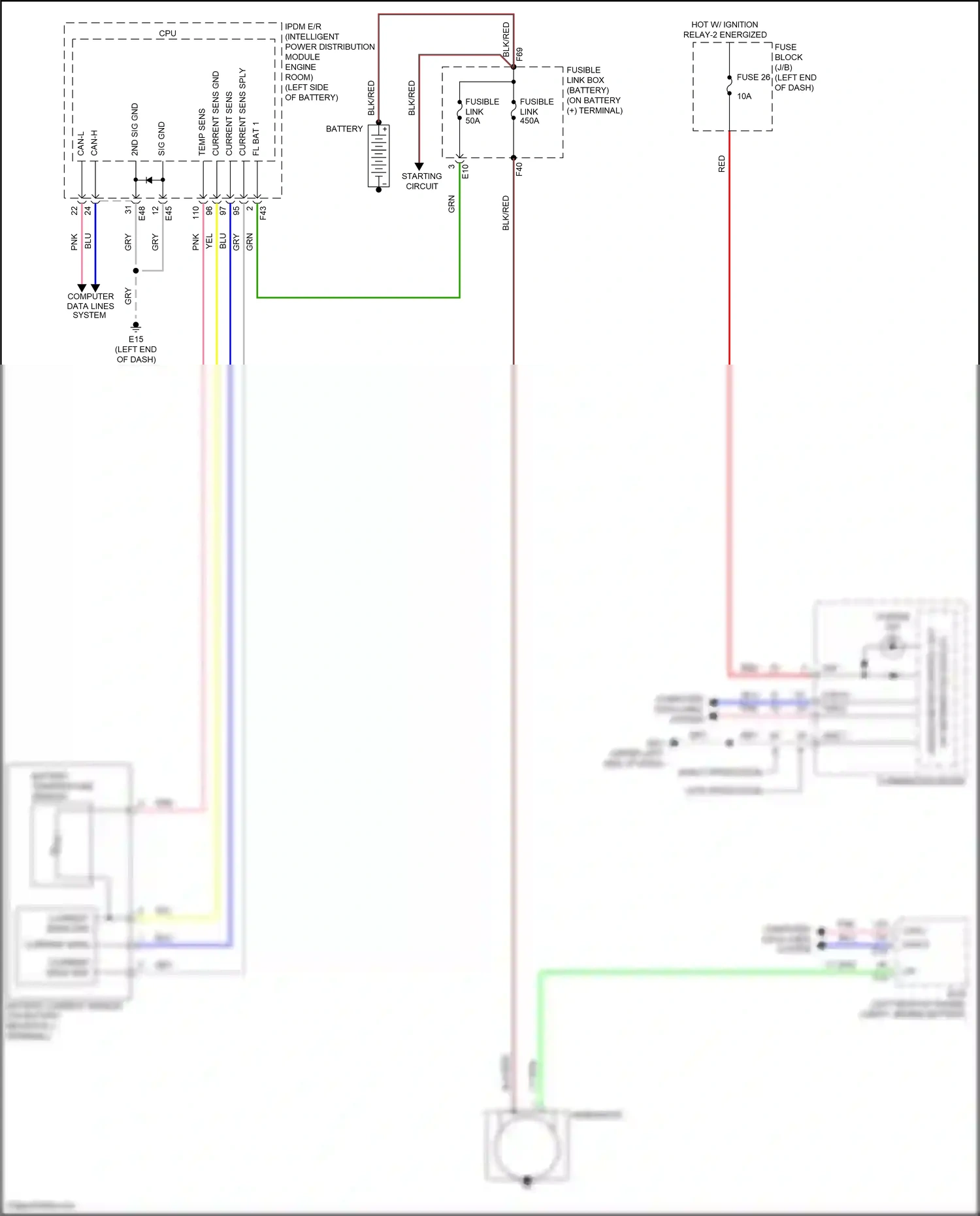 Wiring diagram blu for Nissan Versa III (2019-2022) (1 of 79)