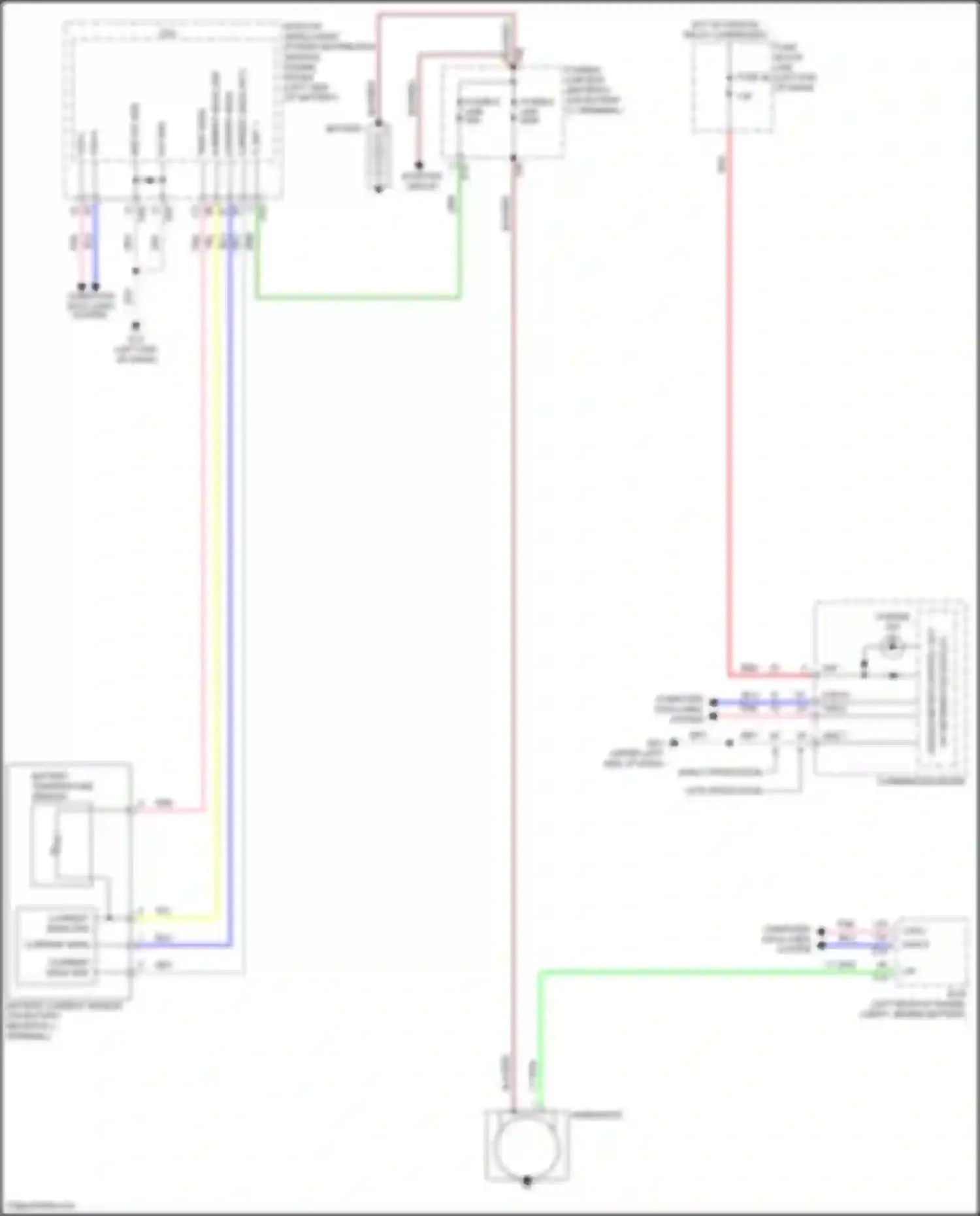 Wiring diagram combination meter for Nissan Versa III (2019-2022) (1 of 25)