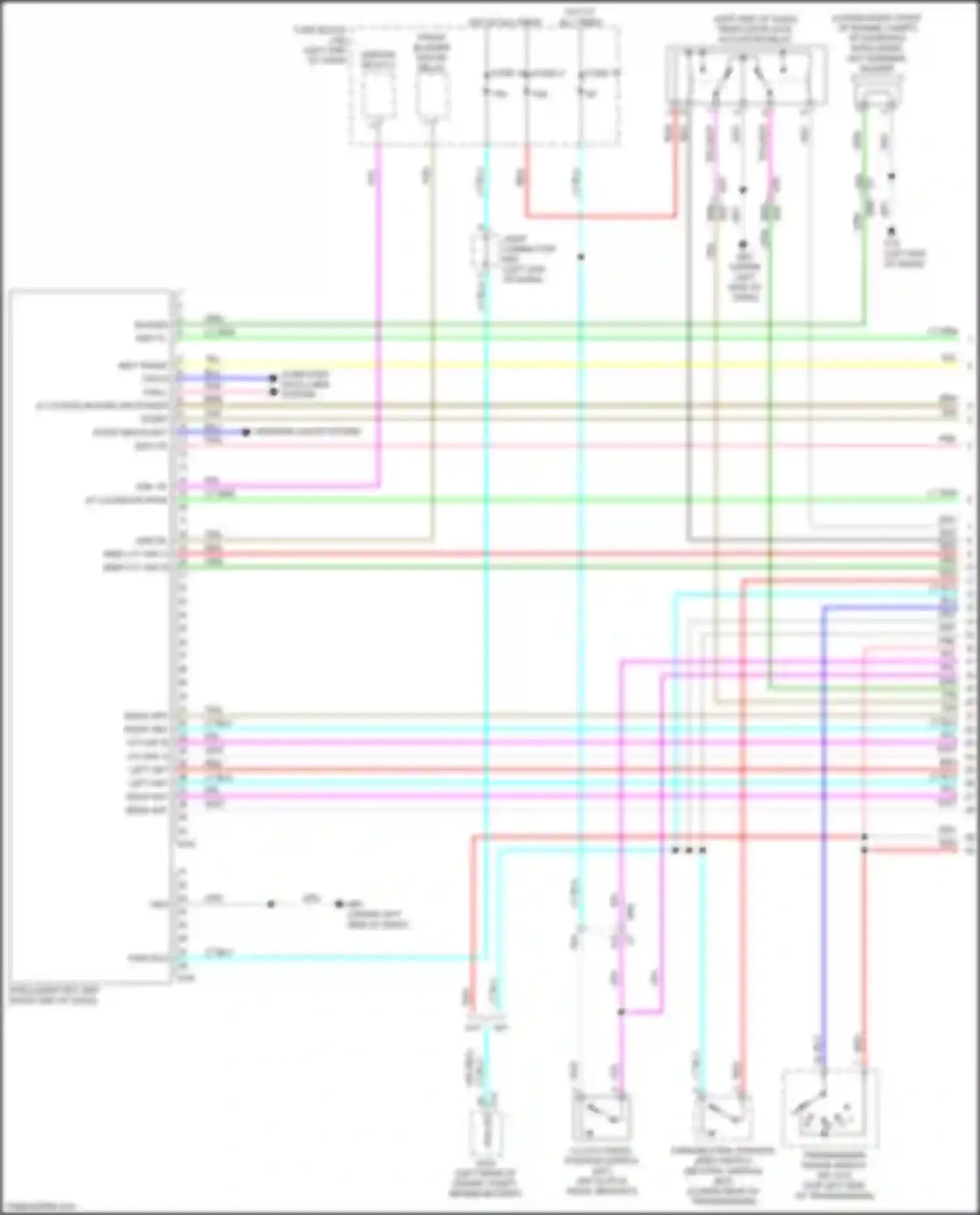 Wiring diagram computer data lines system for Nissan Versa III (2019-2022) (44 of 61)
