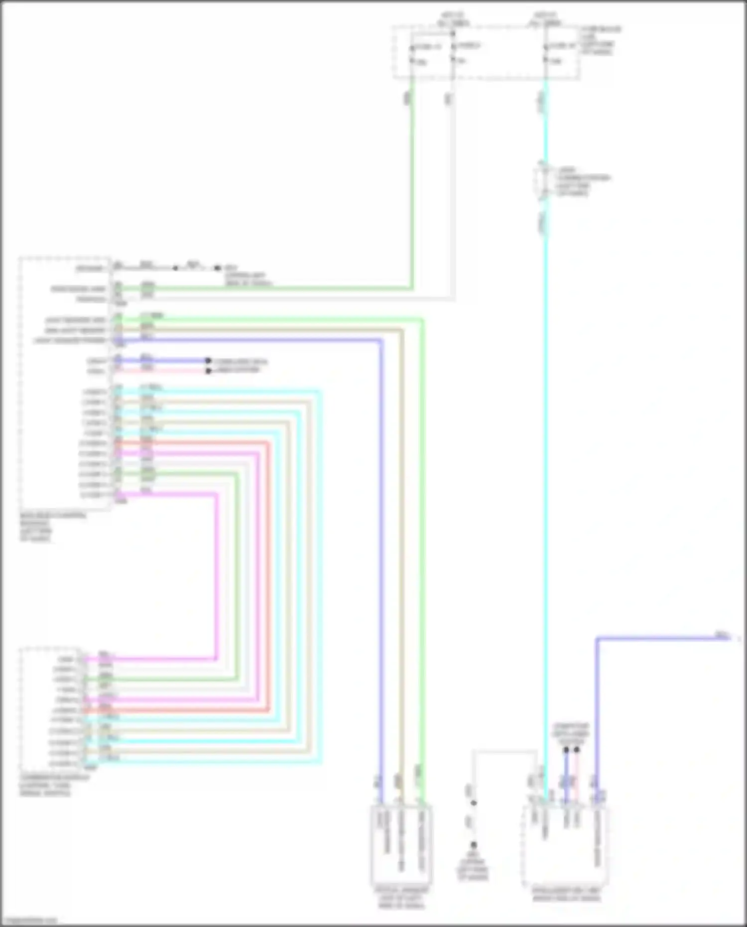 Wiring diagram computer data lines system for Nissan Versa III (2019-2022) (3 of 61)