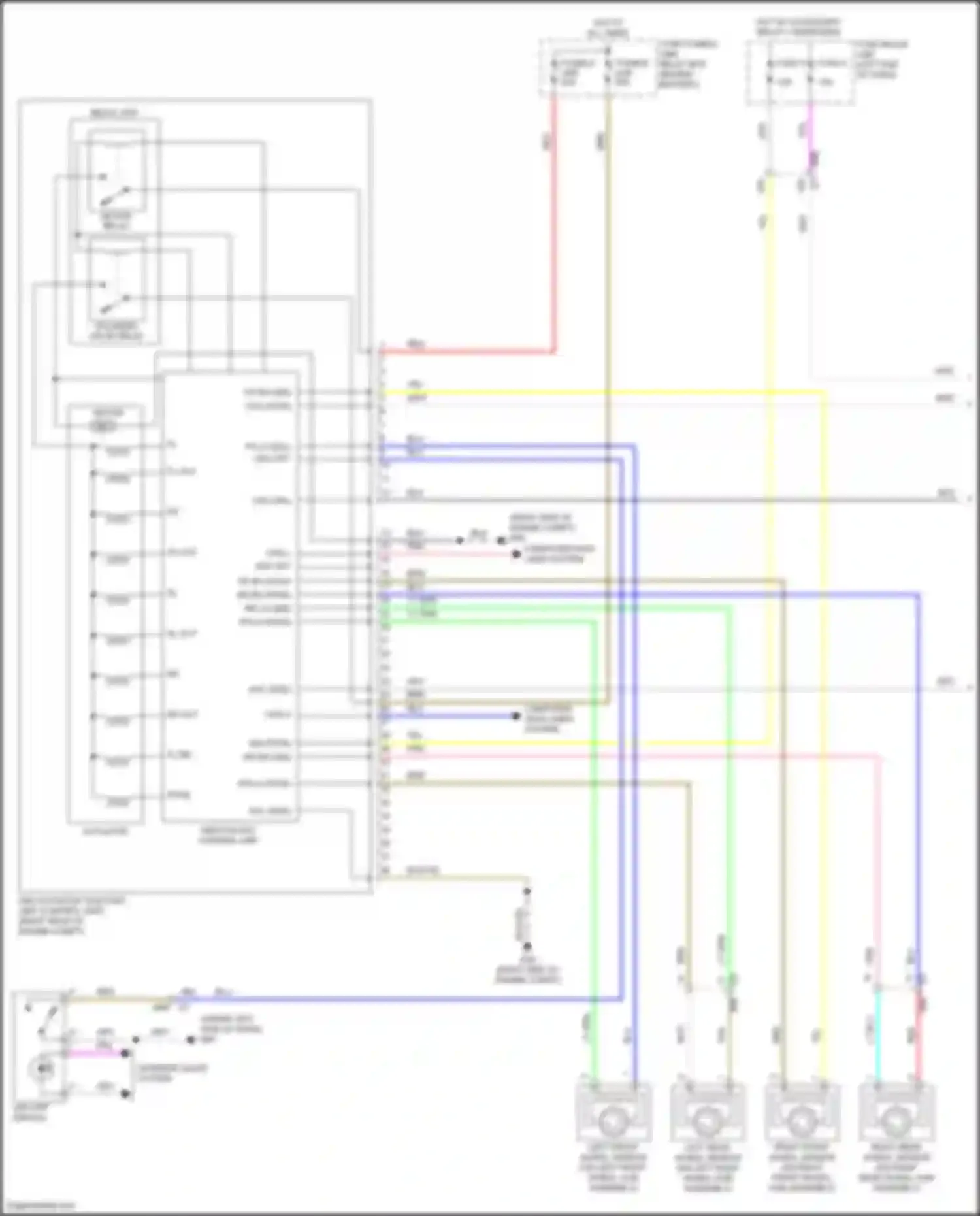 Wiring diagram computer data lines system for Nissan Versa III (2019-2022) (21 of 61)