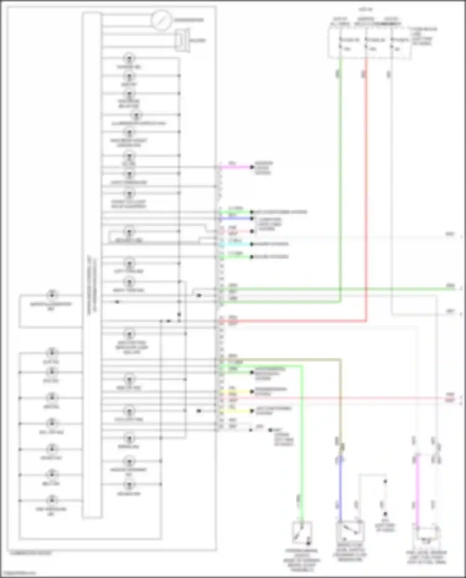 Wiring diagram computer data lines system for Nissan Versa III (2019-2022) (24 of 61)