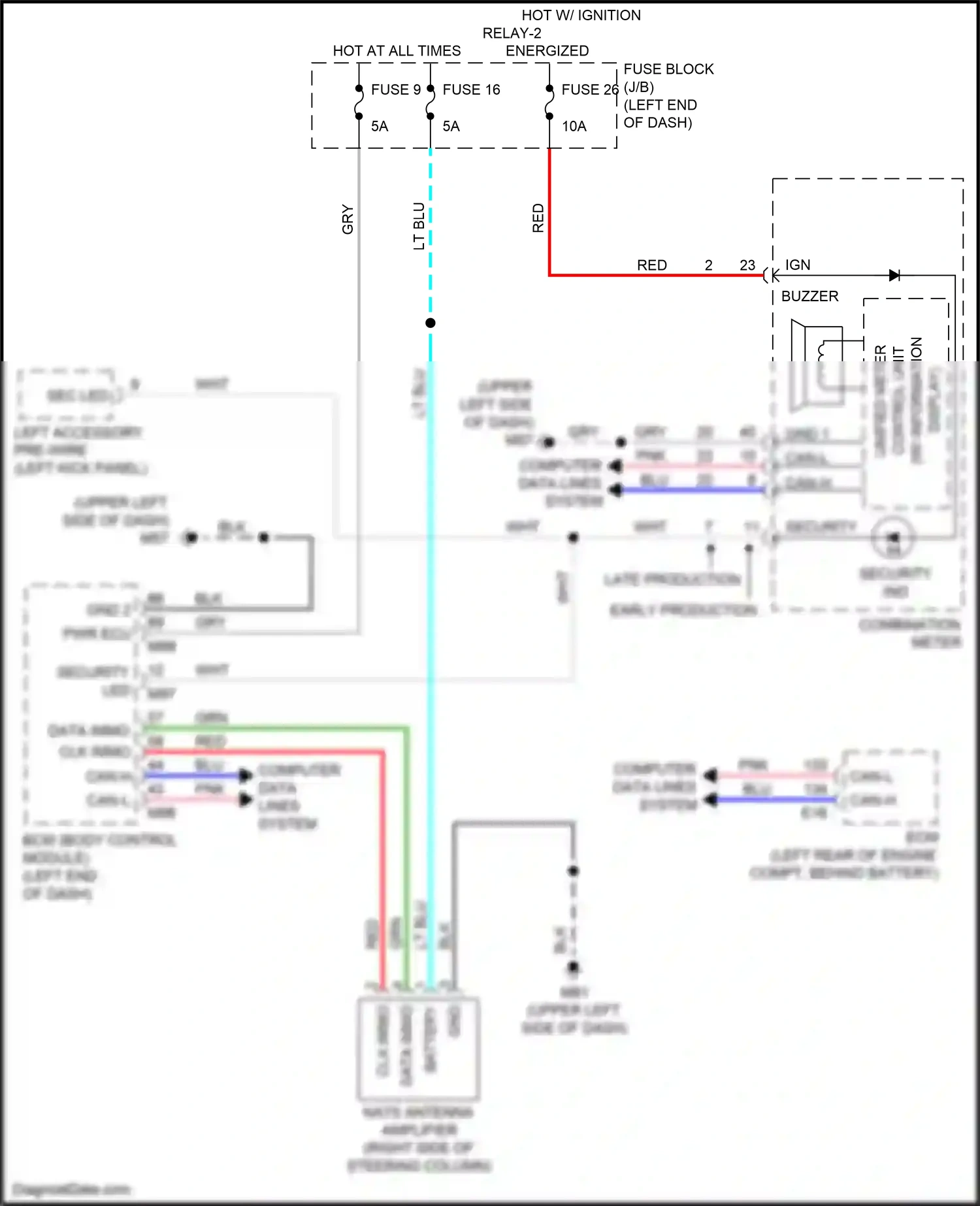 Wiring diagram data immo clk immo for Nissan Versa III (2019-2022) (1 of 1)