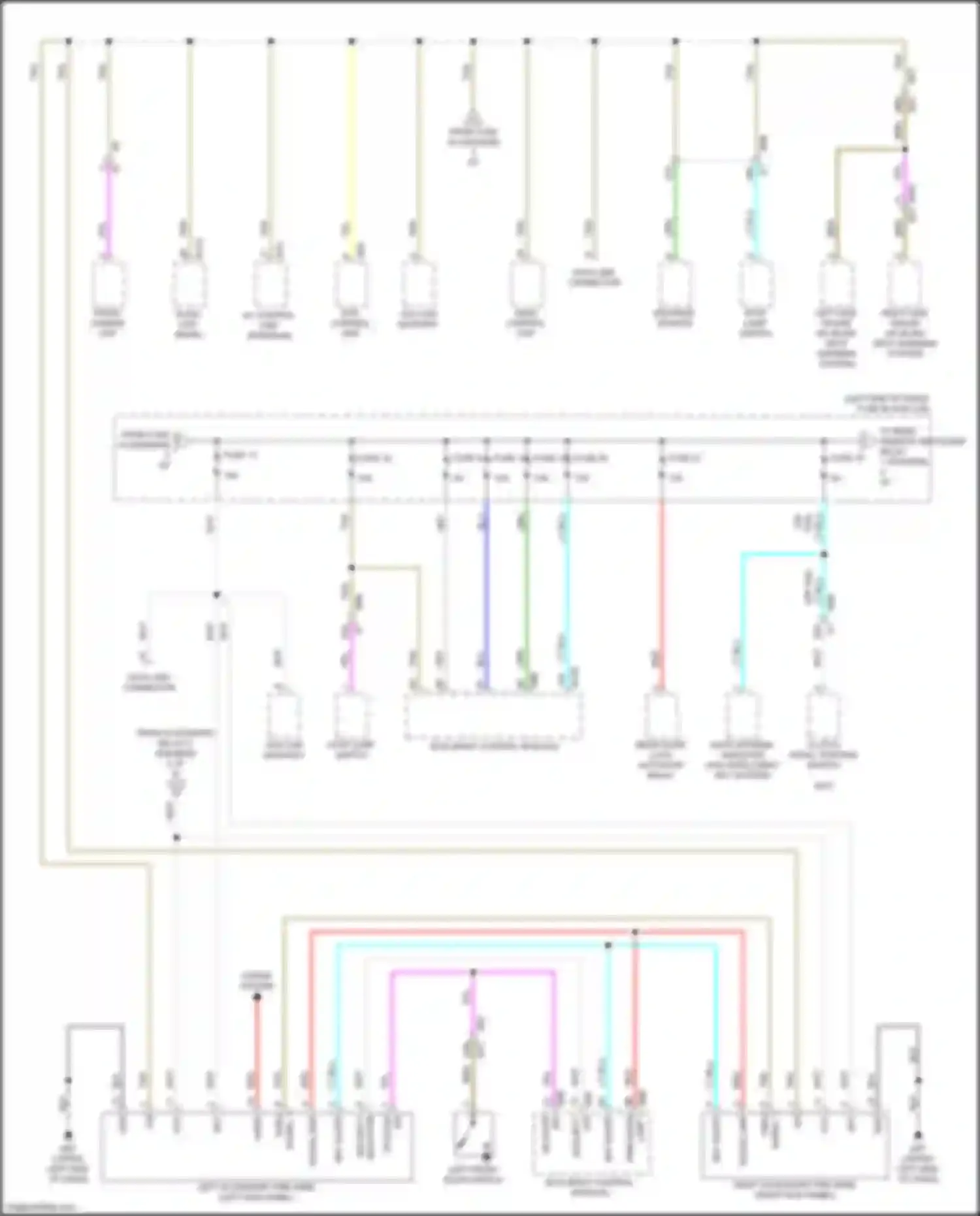 Wiring diagram data link connector for Nissan Versa III (2019-2022) (3 of 3)