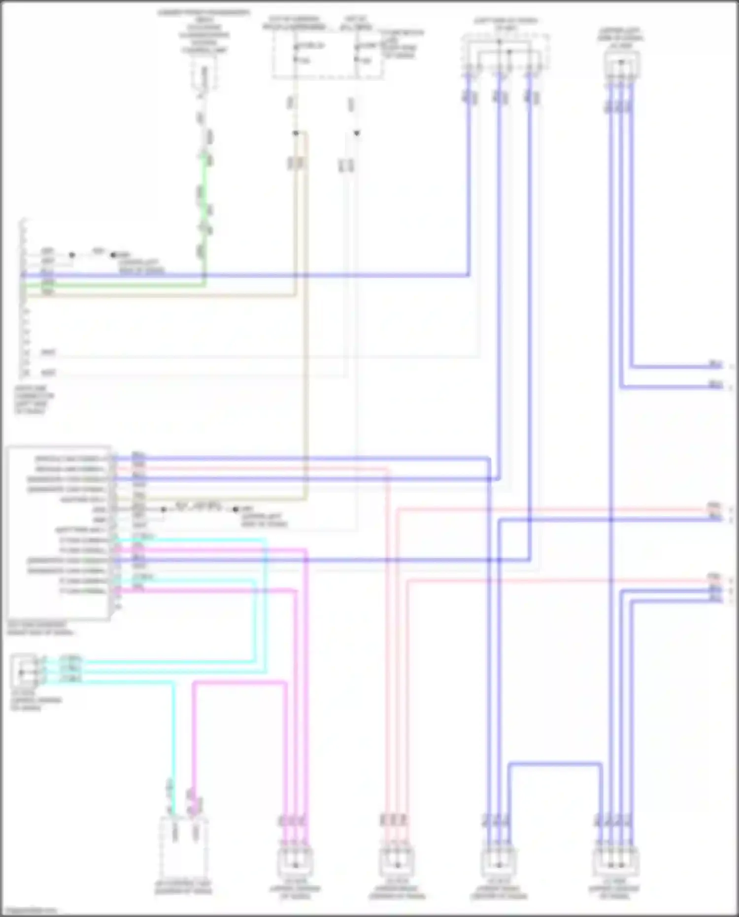 Wiring diagram diagnostic can comm h for Nissan Versa III (2019-2022) (1 of 1)