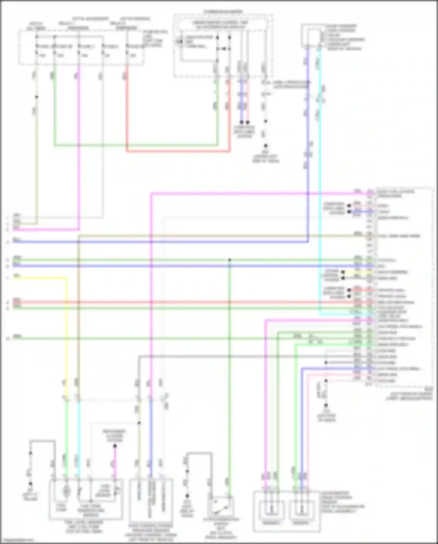 Wiring diagram evap ctrl system press sens for Nissan Versa III (2019-2022) (1 of 1)
