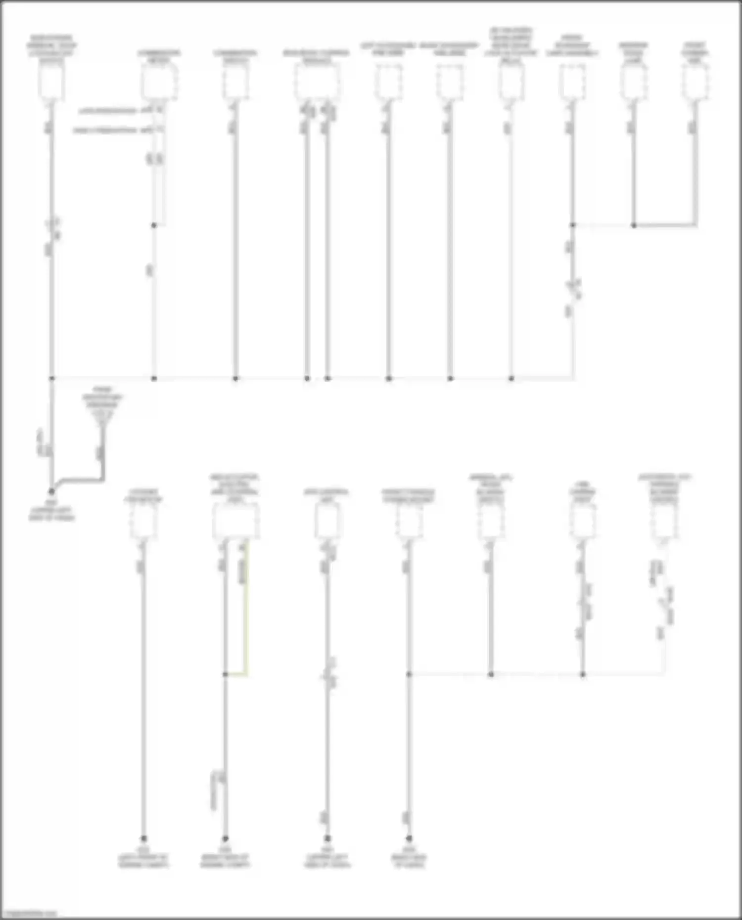 Wiring diagram front camera unit for Nissan Versa III (2019-2022) (2 of 3)