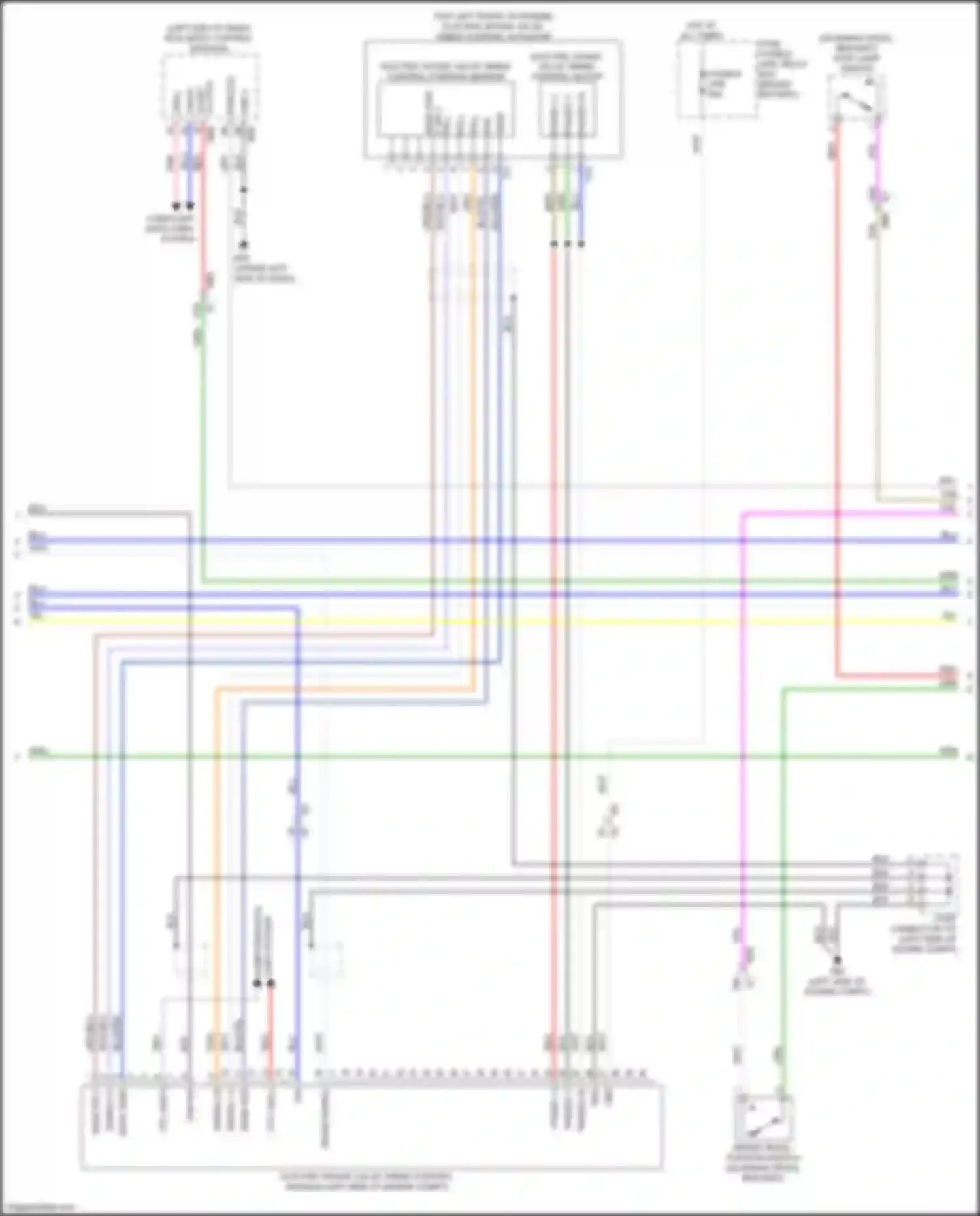 Wiring diagram fuse, fusible link, relay box for Nissan Versa III (2019-2022) (14 of 14)