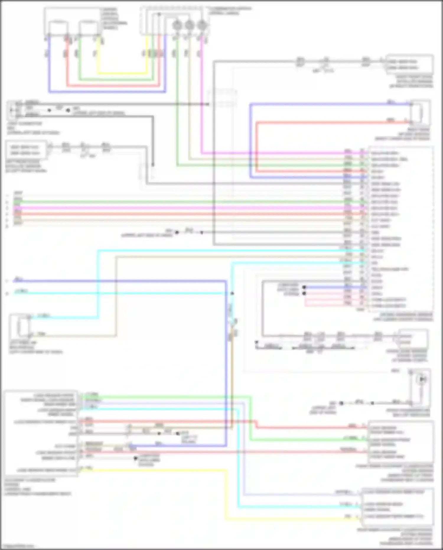 Wiring diagram load sensor front inner vcc for Nissan Versa III (2019-2022) (1 of 1)
