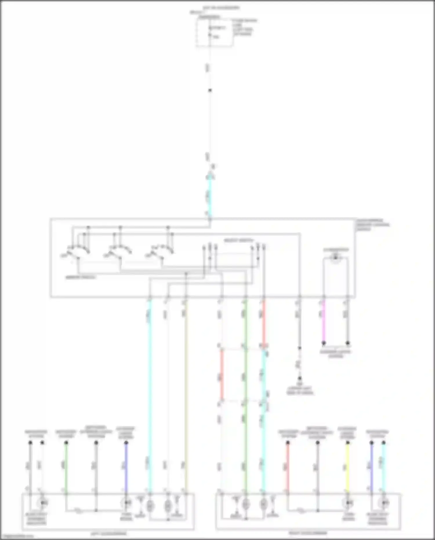 Wiring diagram navigation system for Nissan Versa III (2019-2022) (3 of 4)