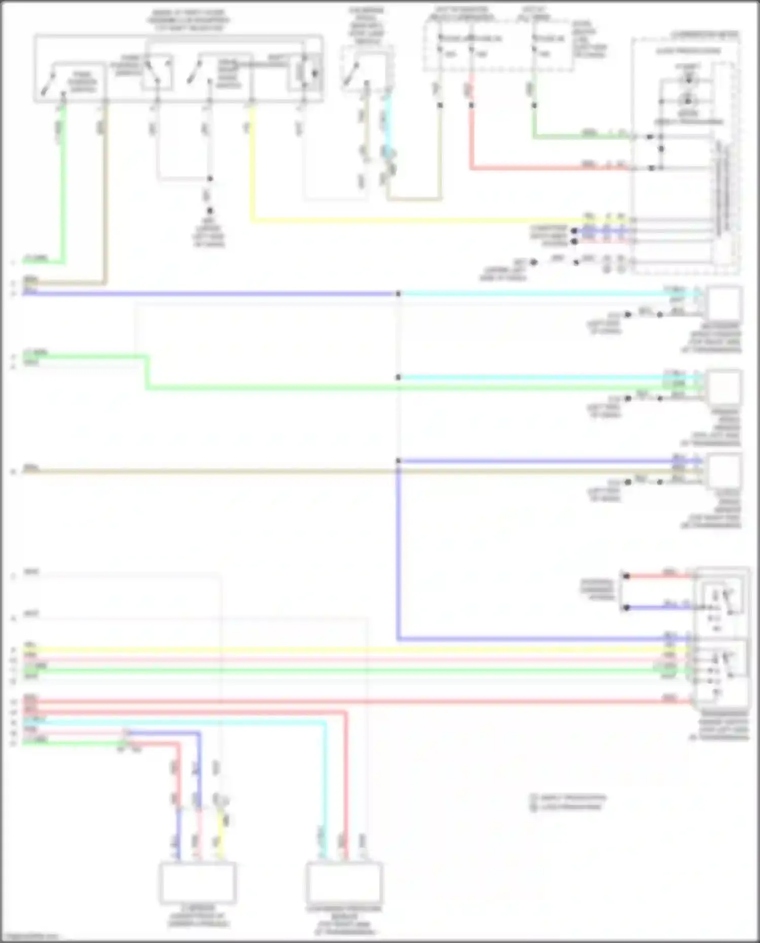 Wiring diagram output speed sensor for Nissan Versa III (2019-2022) (4 of 4)
