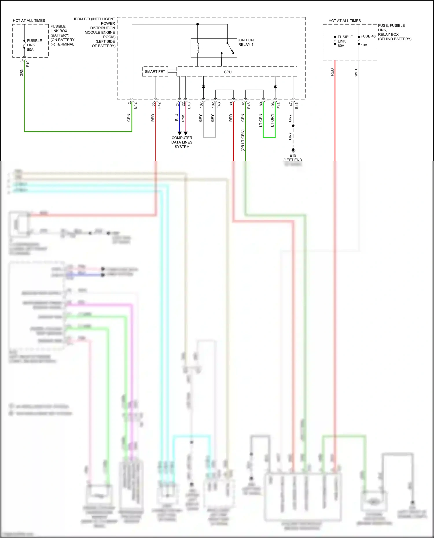 Wiring diagram pressure sensor for Nissan Versa III (2019-2022) (3 of 3)