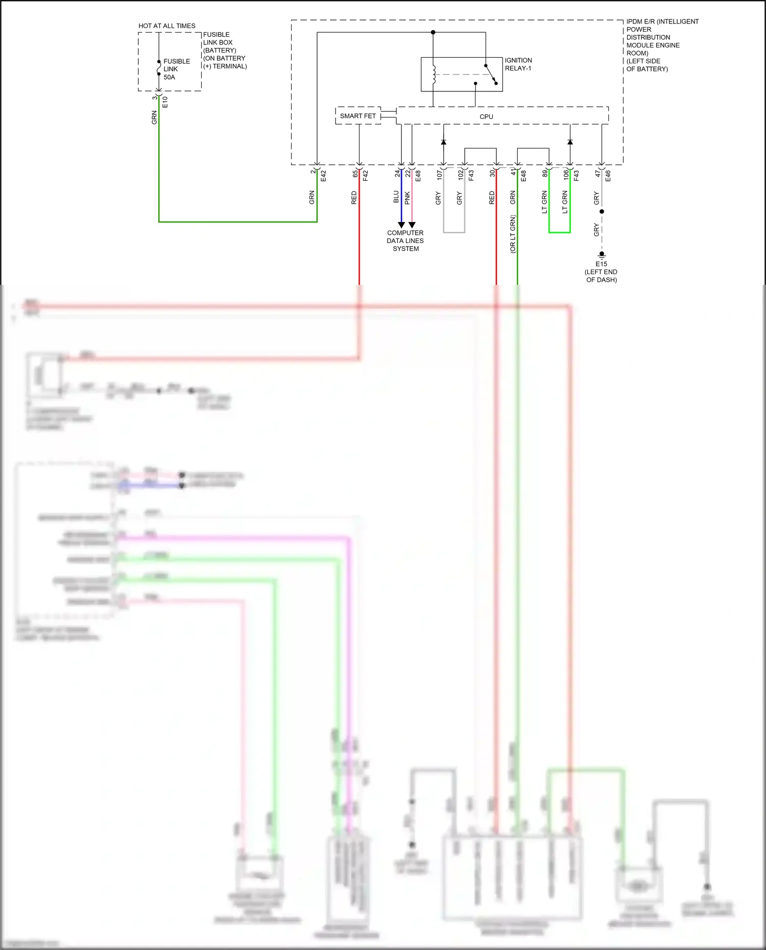 Wiring diagram pressure sensor for Nissan Versa III (2019-2022) (1 of 3)