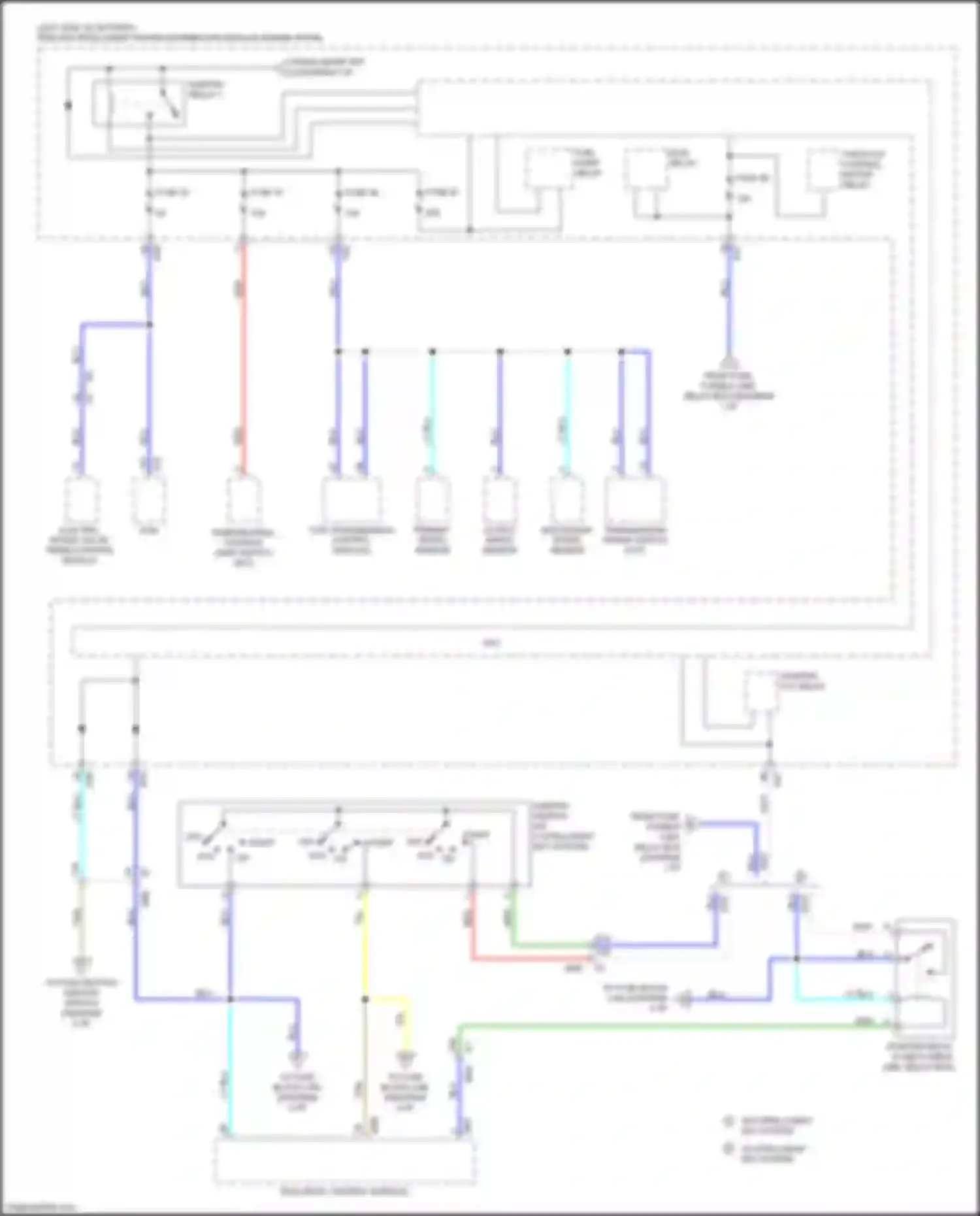 Wiring diagram primary speed sensor for Nissan Versa III (2019-2022) (3 of 4)