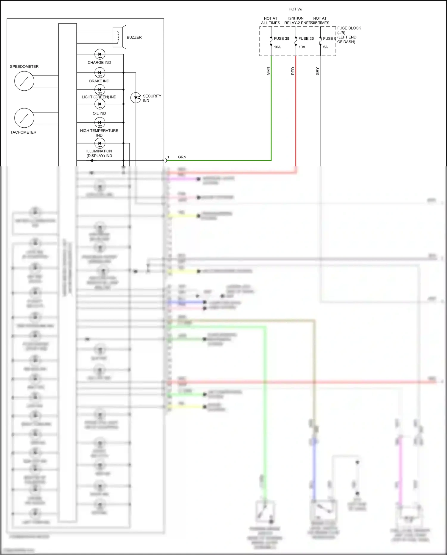 Wiring diagram security ind for Nissan Versa III (2019-2022) (6 of 7)