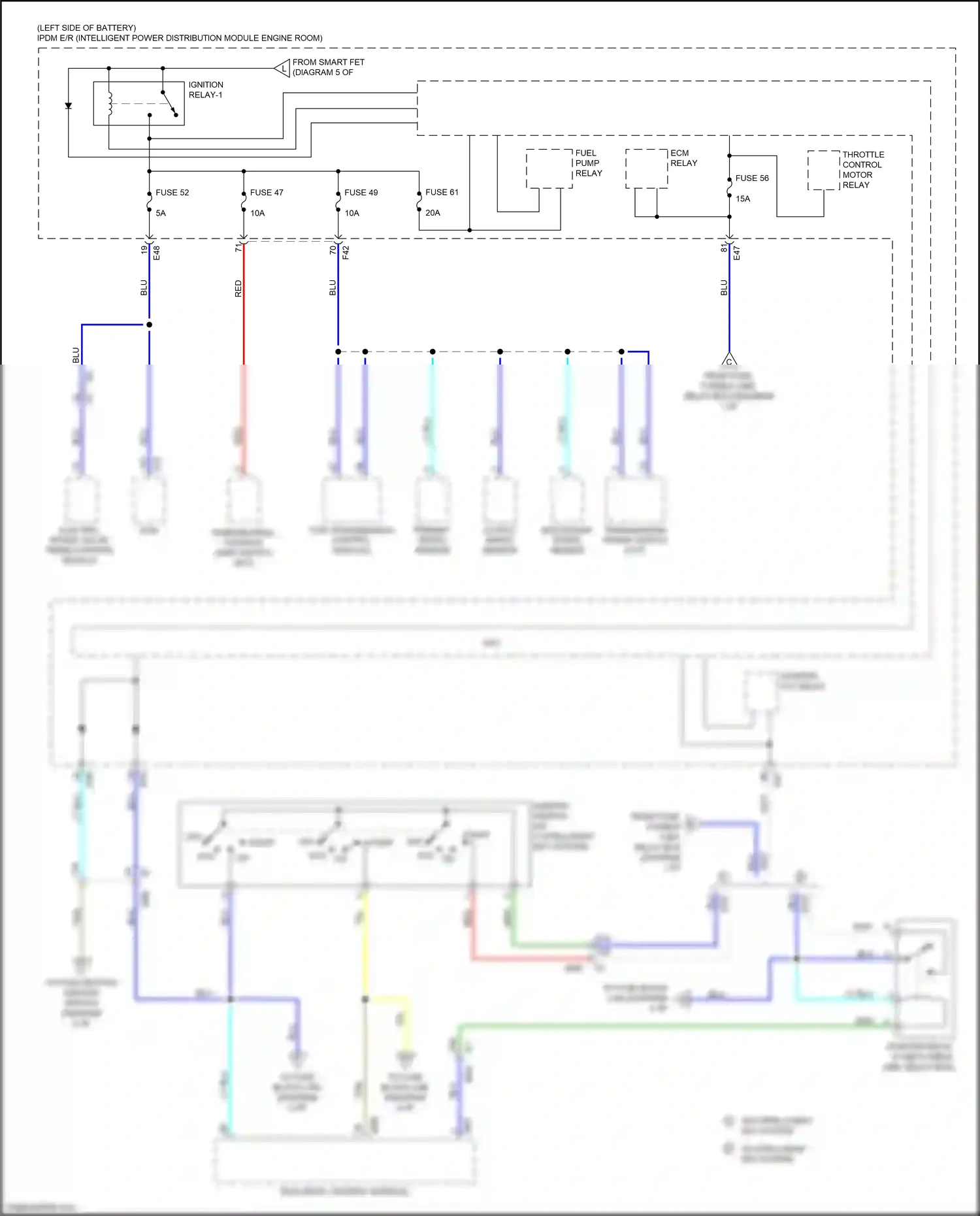 Wiring diagram transmission range switch for Nissan Versa III (2019-2022) (3 of 8)