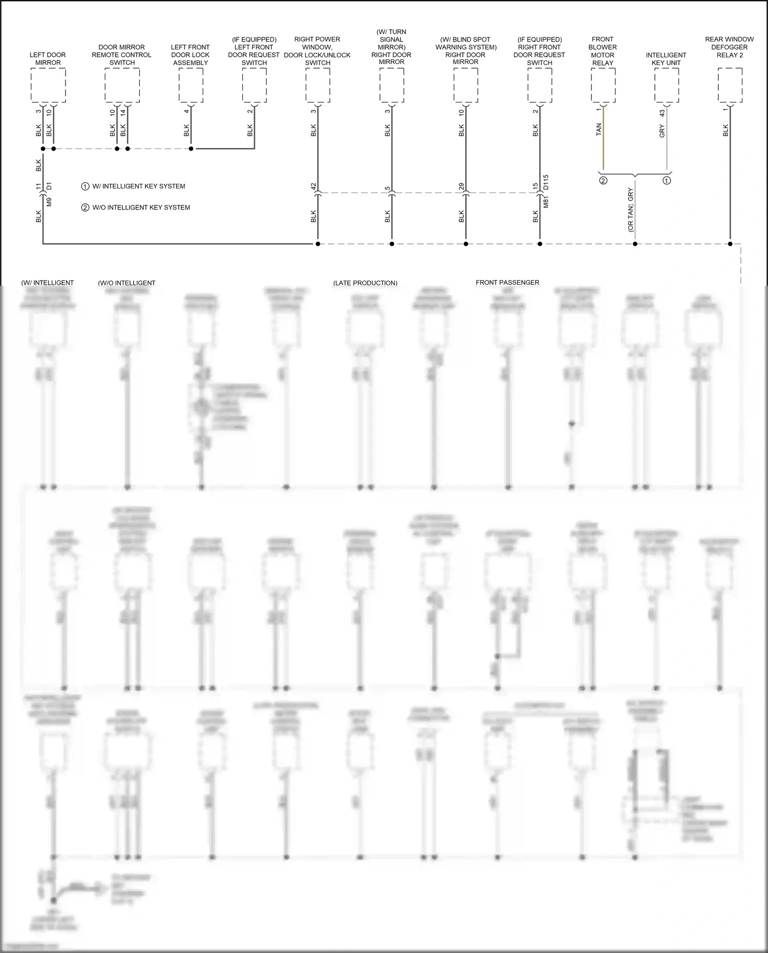 Wiring diagram vdc off switch for Nissan Versa III (2019-2022) (2 of 3)