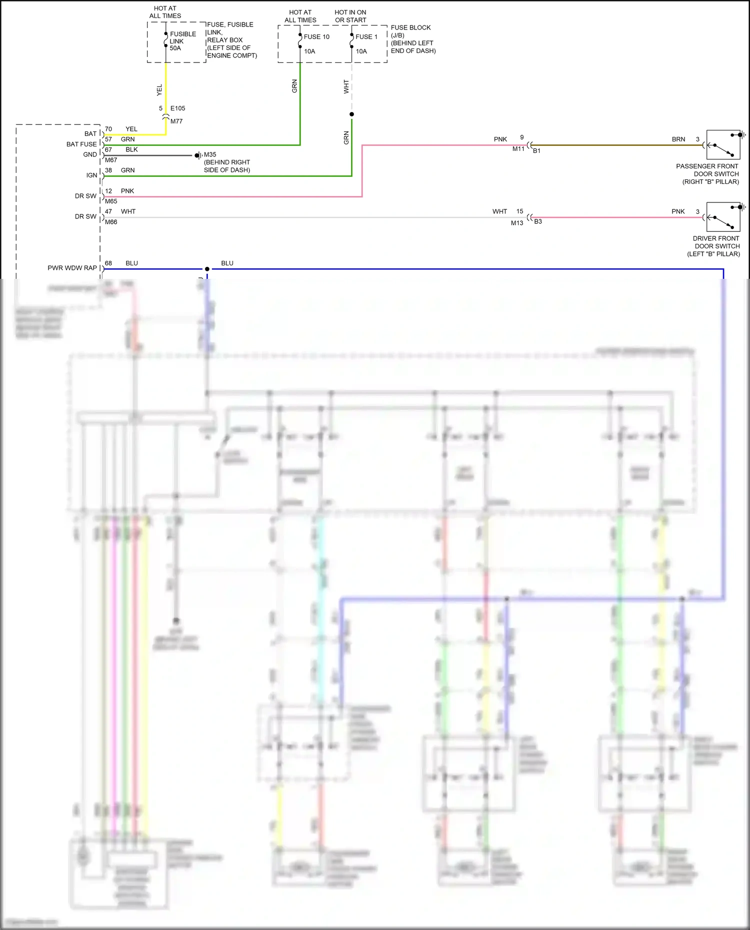 Nissan X-Trail II facelift (2010-2015) encoder wiring diagram  (1 of 1)