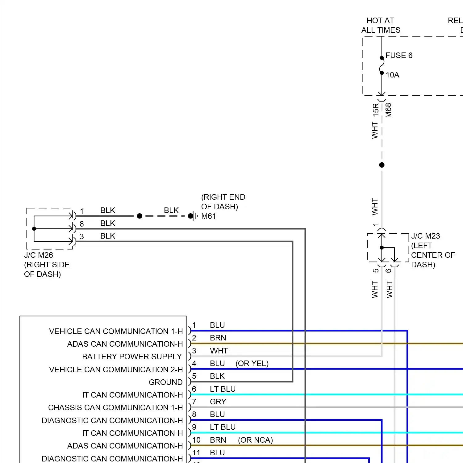 demo - Computer data lines circuit, w/ electric parking brake (1 of 4) Computer data lines circuit, w/ electric parking brake (1 of 4)