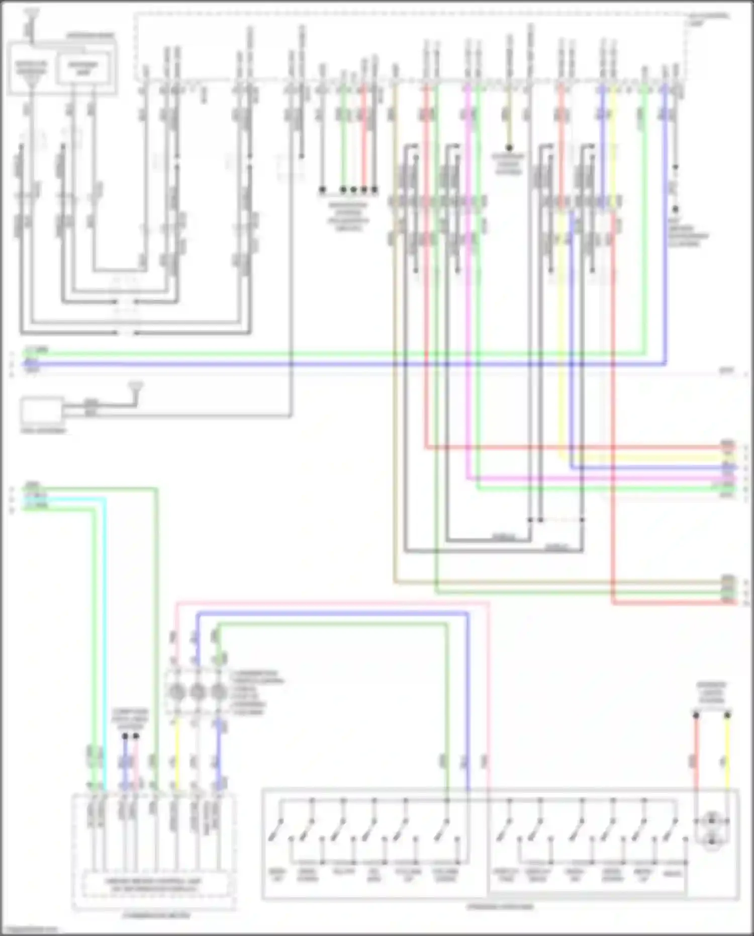 X-Trail Nissan III facelift (2017-2024): Navigation circuit, w/ bose (2 of 3)