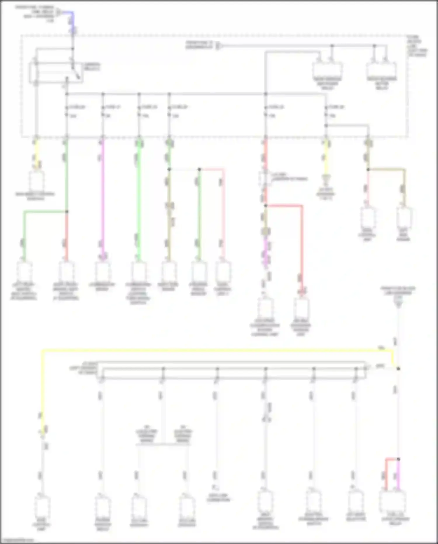 Wiring diagram awd control unit for Nissan X-Trail III facelift (2017-2024) (5 of 7)