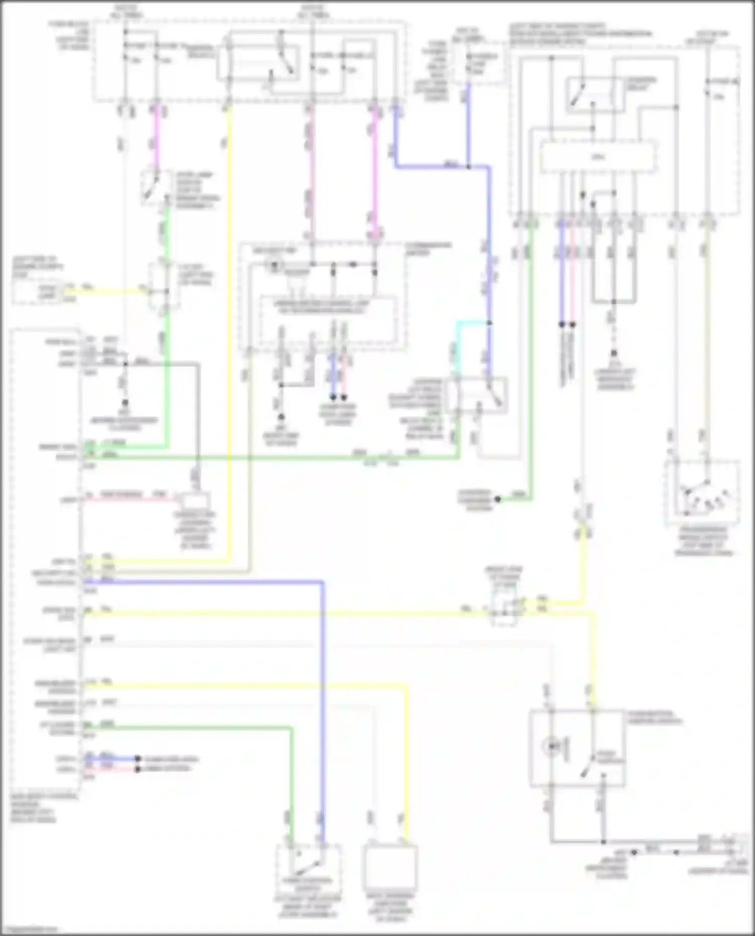 Wiring diagram can-h pnk can-l for Nissan X-Trail III facelift (2017-2024) (4 of 7)