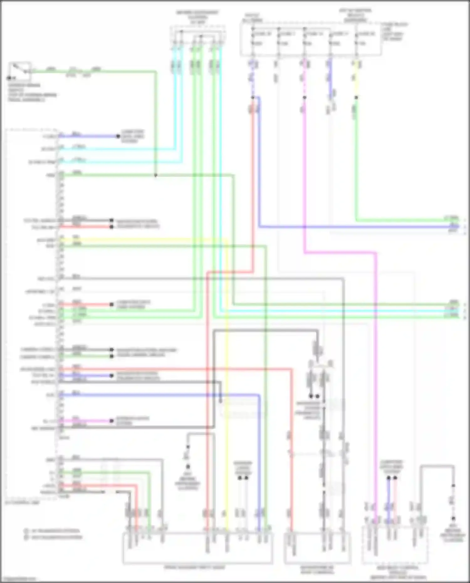 Wiring diagram can-h for Nissan X-Trail III facelift (2017-2024) (47 of 69)