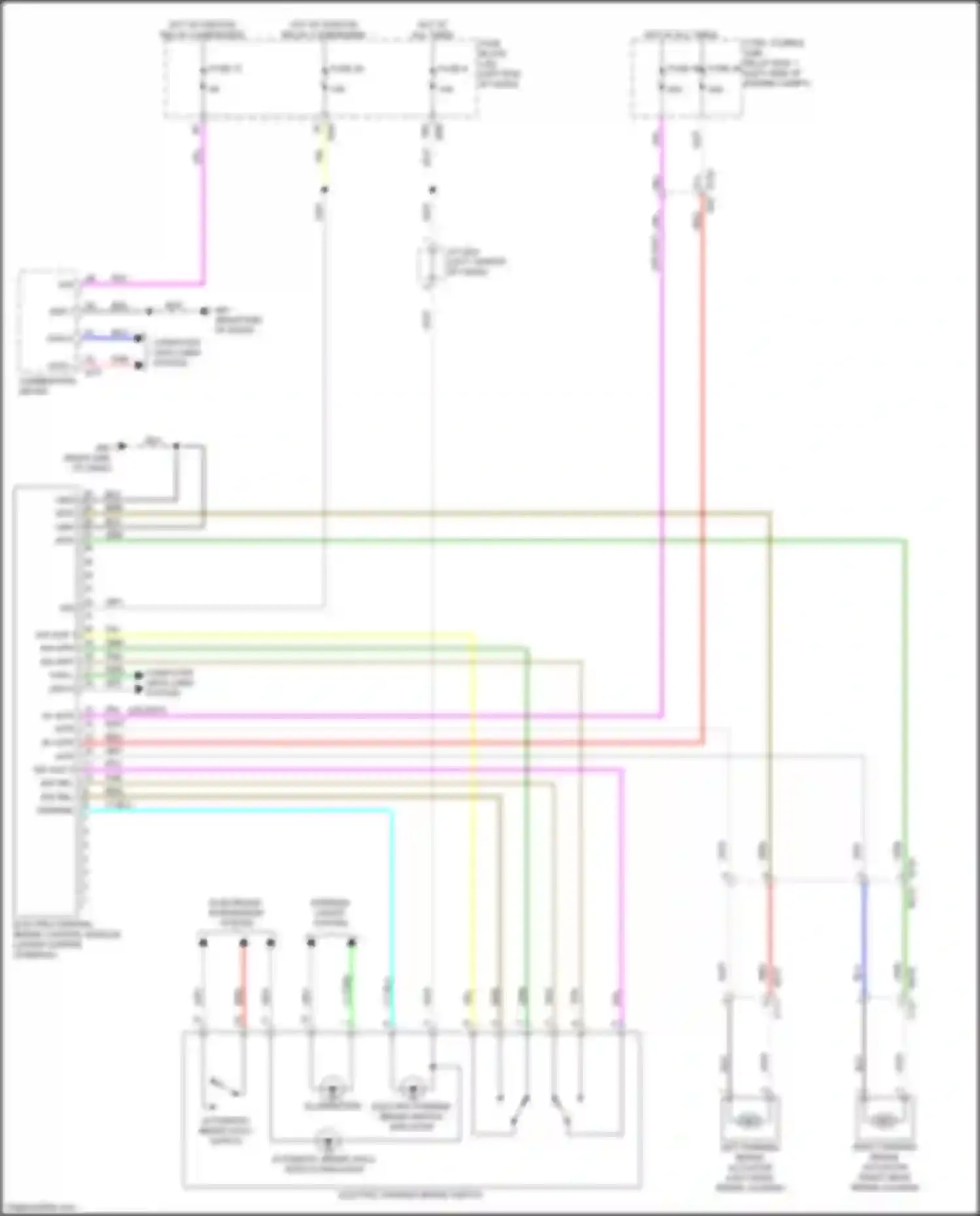 Wiring diagram computer data lines system for Nissan X-Trail III facelift (2017-2024) (13 of 72)