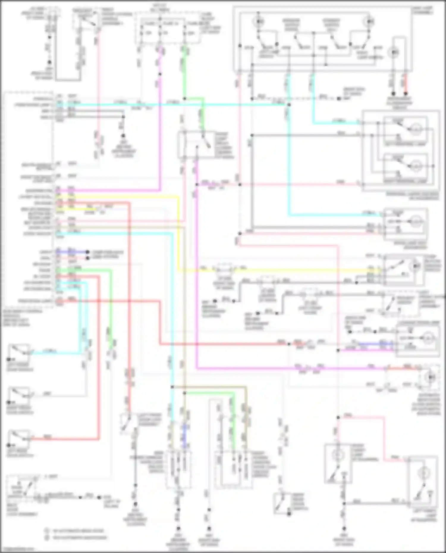 Wiring diagram computer data lines system for Nissan X-Trail III facelift (2017-2024) (11 of 72)