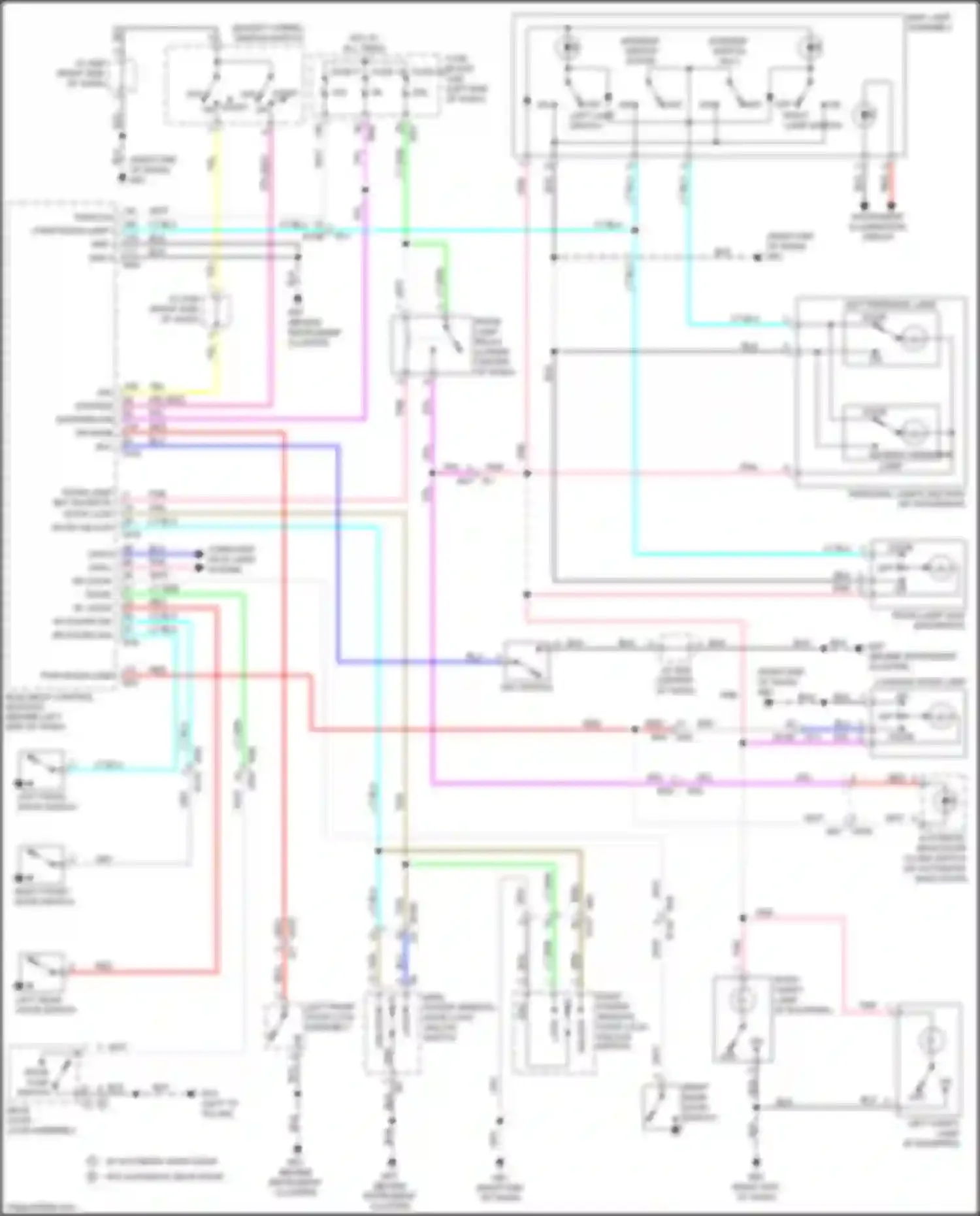 Wiring diagram computer data lines system for Nissan X-Trail III facelift (2017-2024) (12 of 72)