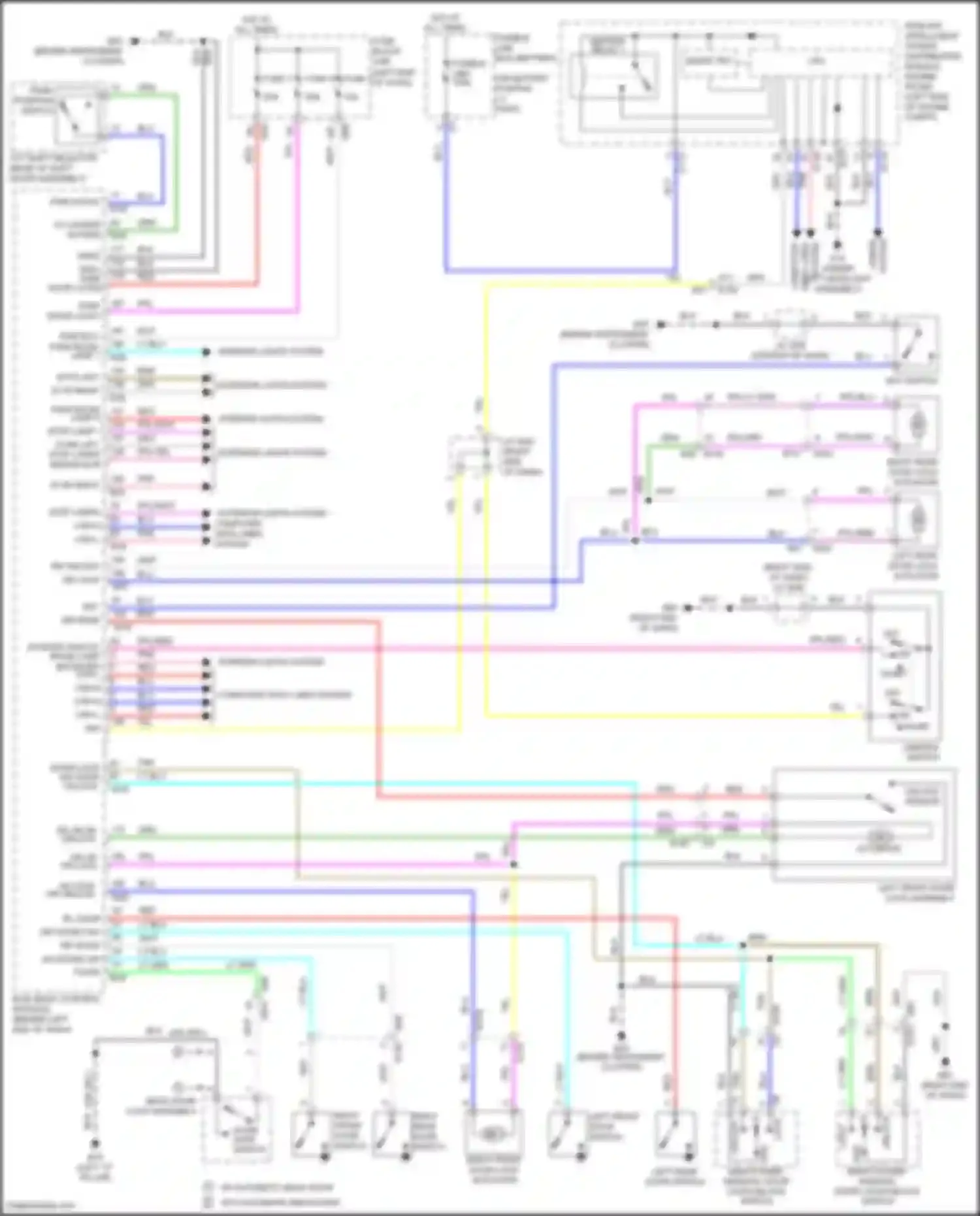 Wiring diagram computer data lines system for Nissan X-Trail III facelift (2017-2024) (44 of 72)
