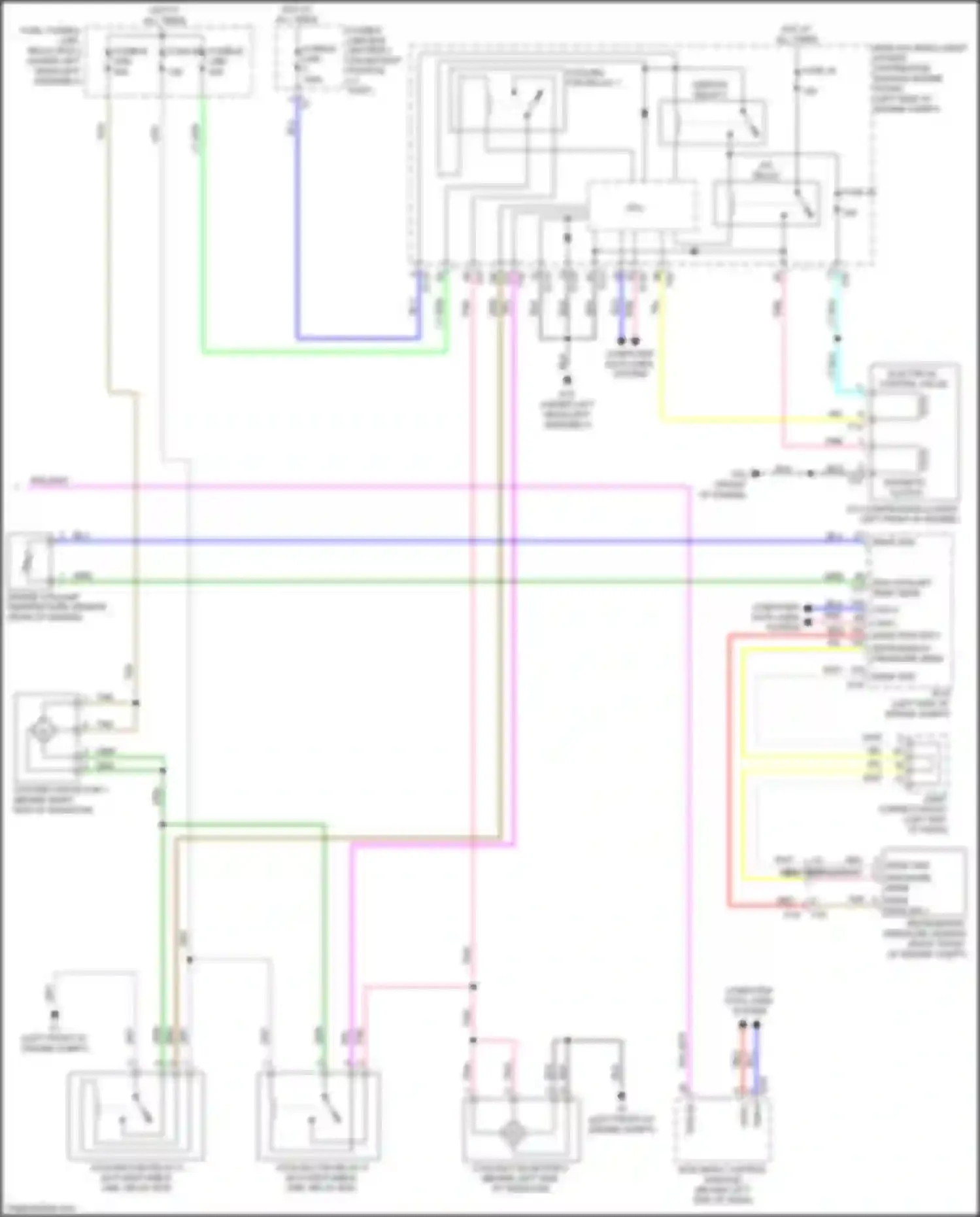 Wiring diagram computer data lines system for Nissan X-Trail III facelift (2017-2024) (10 of 72)