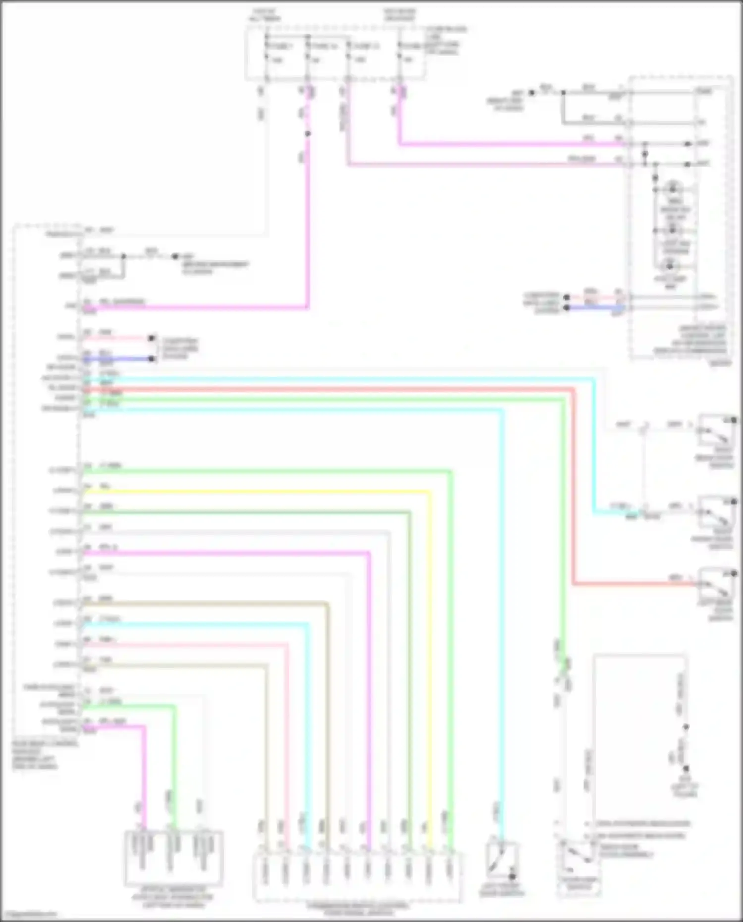 Wiring diagram computer data lines system for Nissan X-Trail III facelift (2017-2024) (41 of 72)