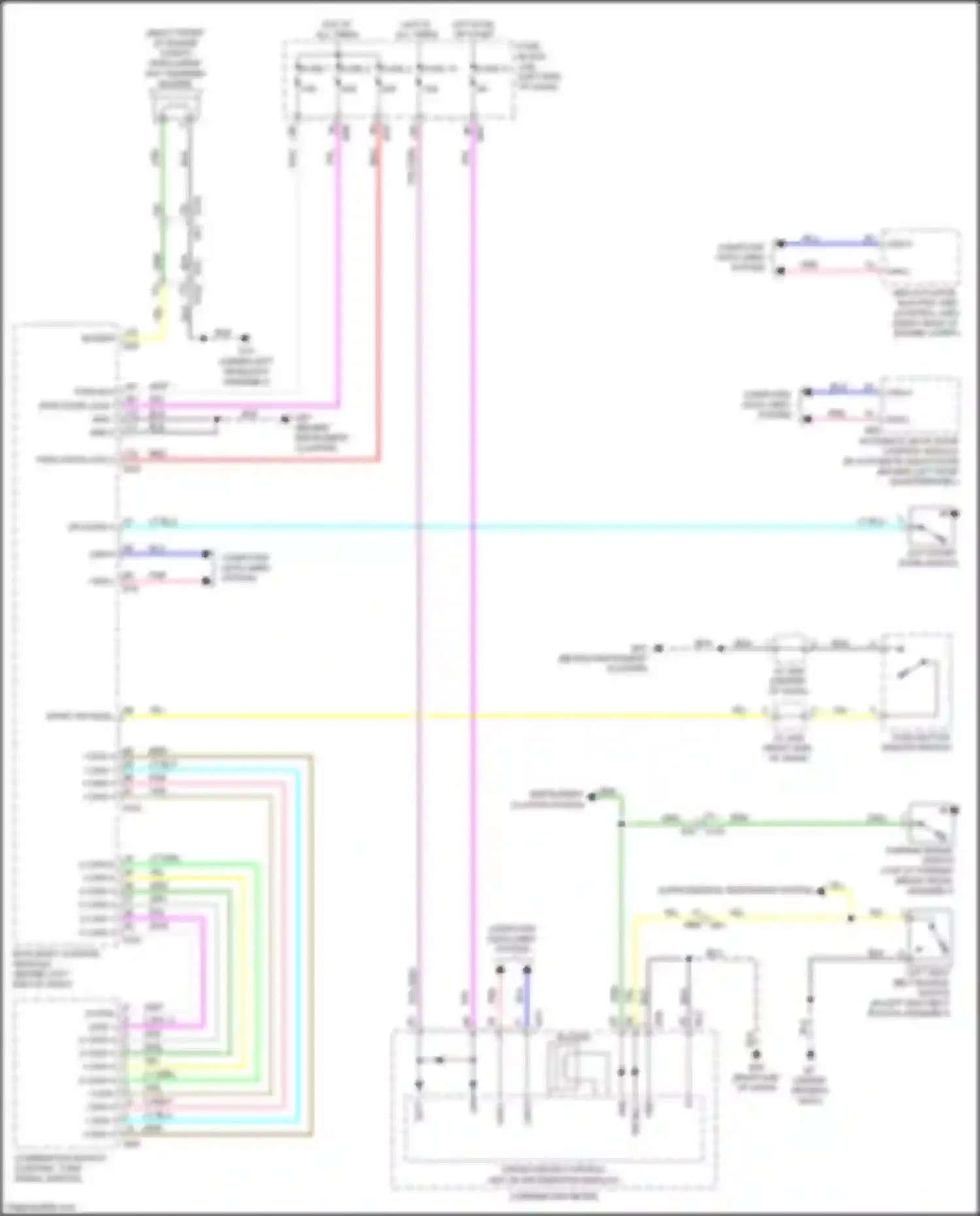 Wiring diagram computer data lines system for Nissan X-Trail III facelift (2017-2024) (52 of 72)