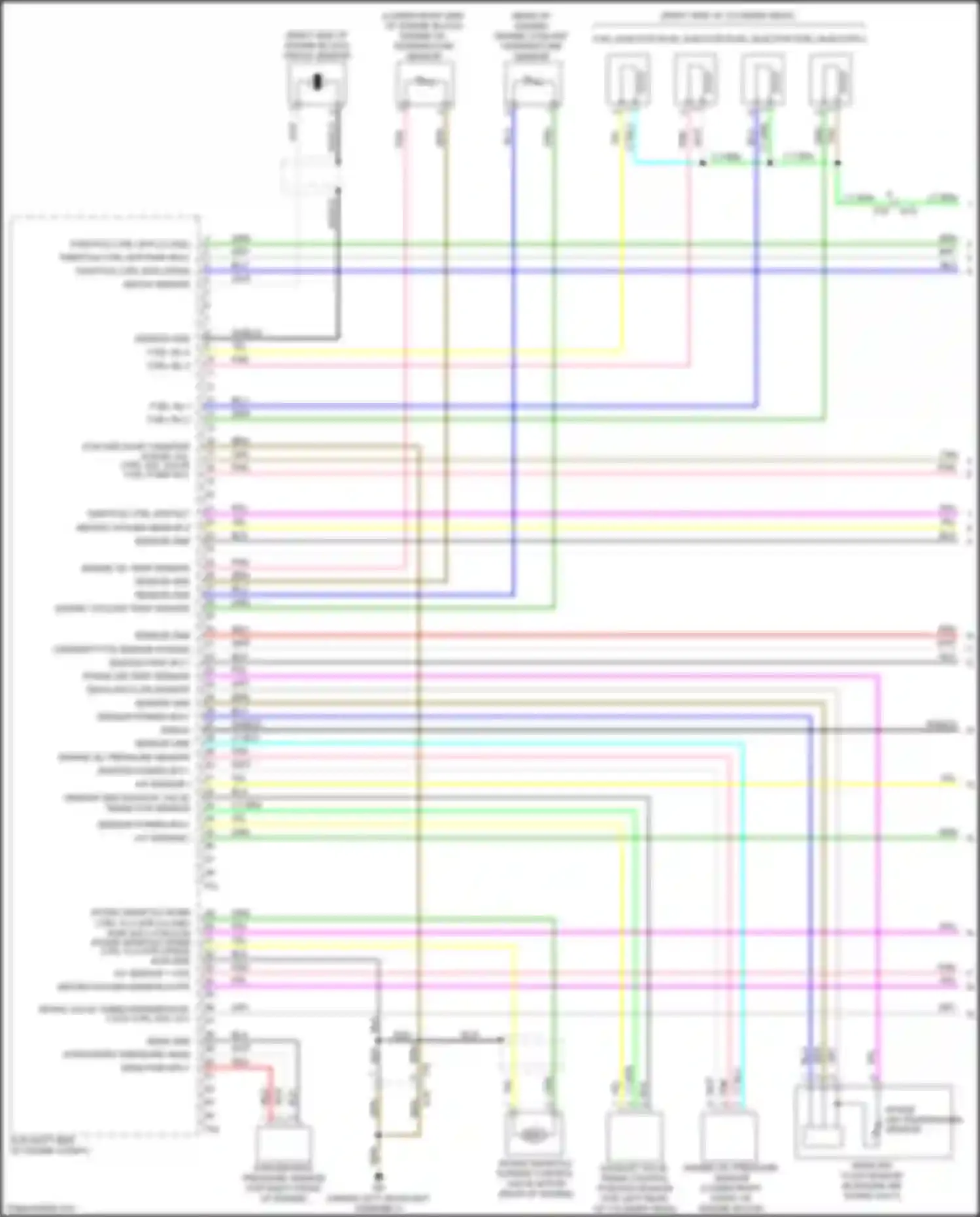 Wiring diagram heated oxygen sensor 2 htr for Nissan X-Trail III facelift (2017-2024) (1 of 1)