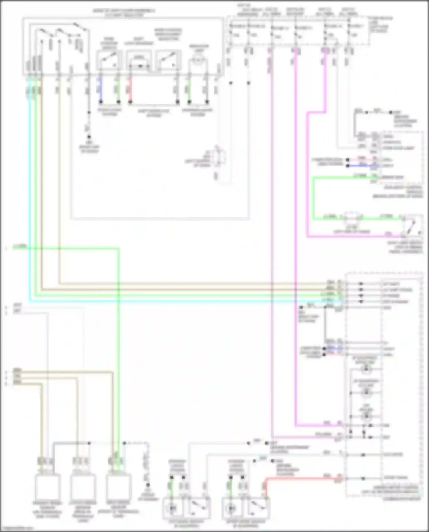 Wiring diagram hot in on or start for Nissan X-Trail III facelift (2017-2024) (5 of 25)