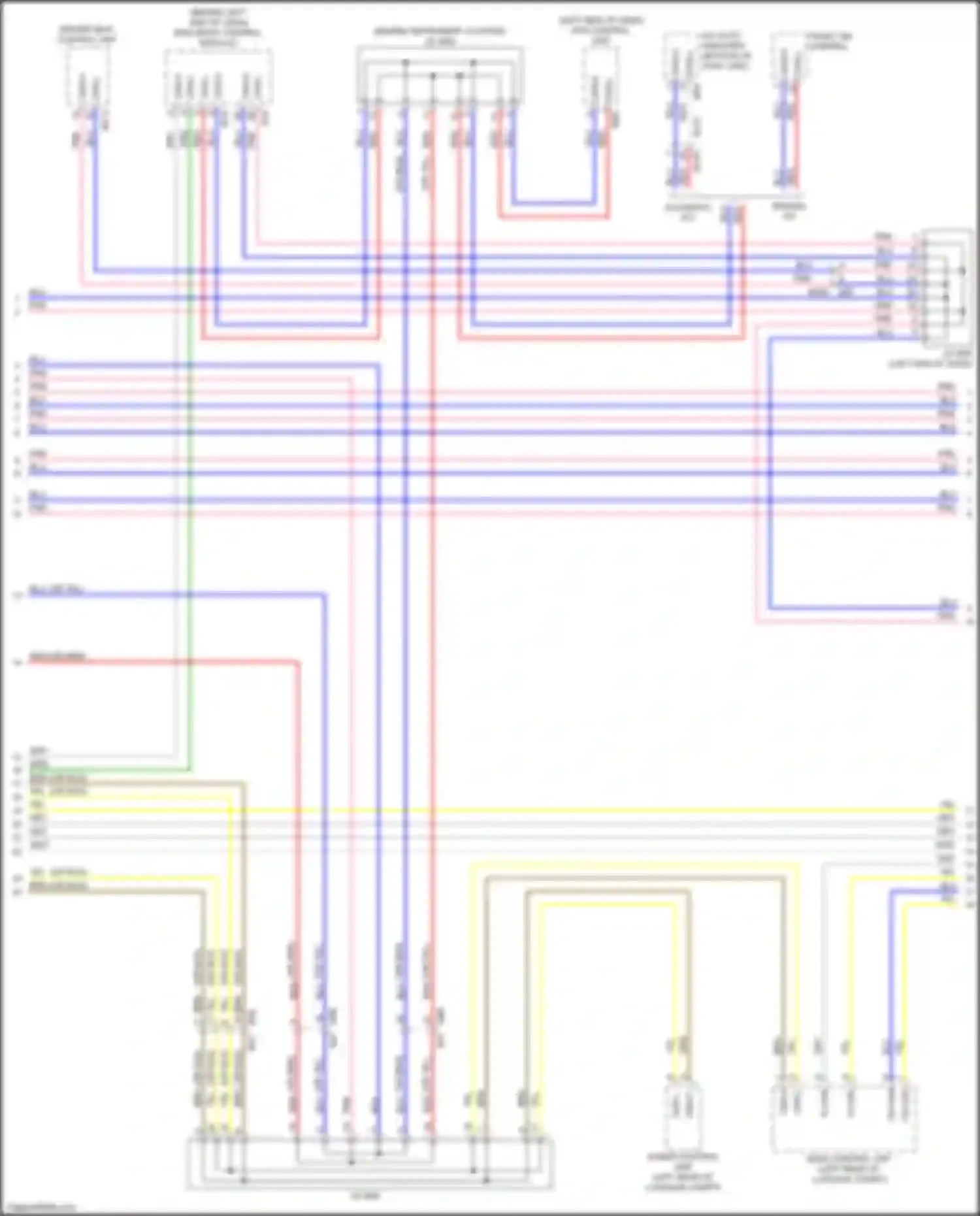 Wiring diagram ic can h for Nissan X-Trail III facelift (2017-2024) (2 of 5)